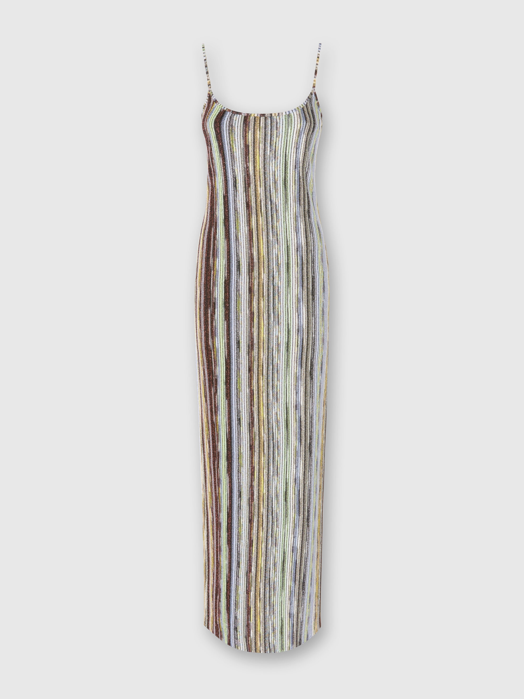Missoni Multicolor Fit Long Dress In Multicoloured