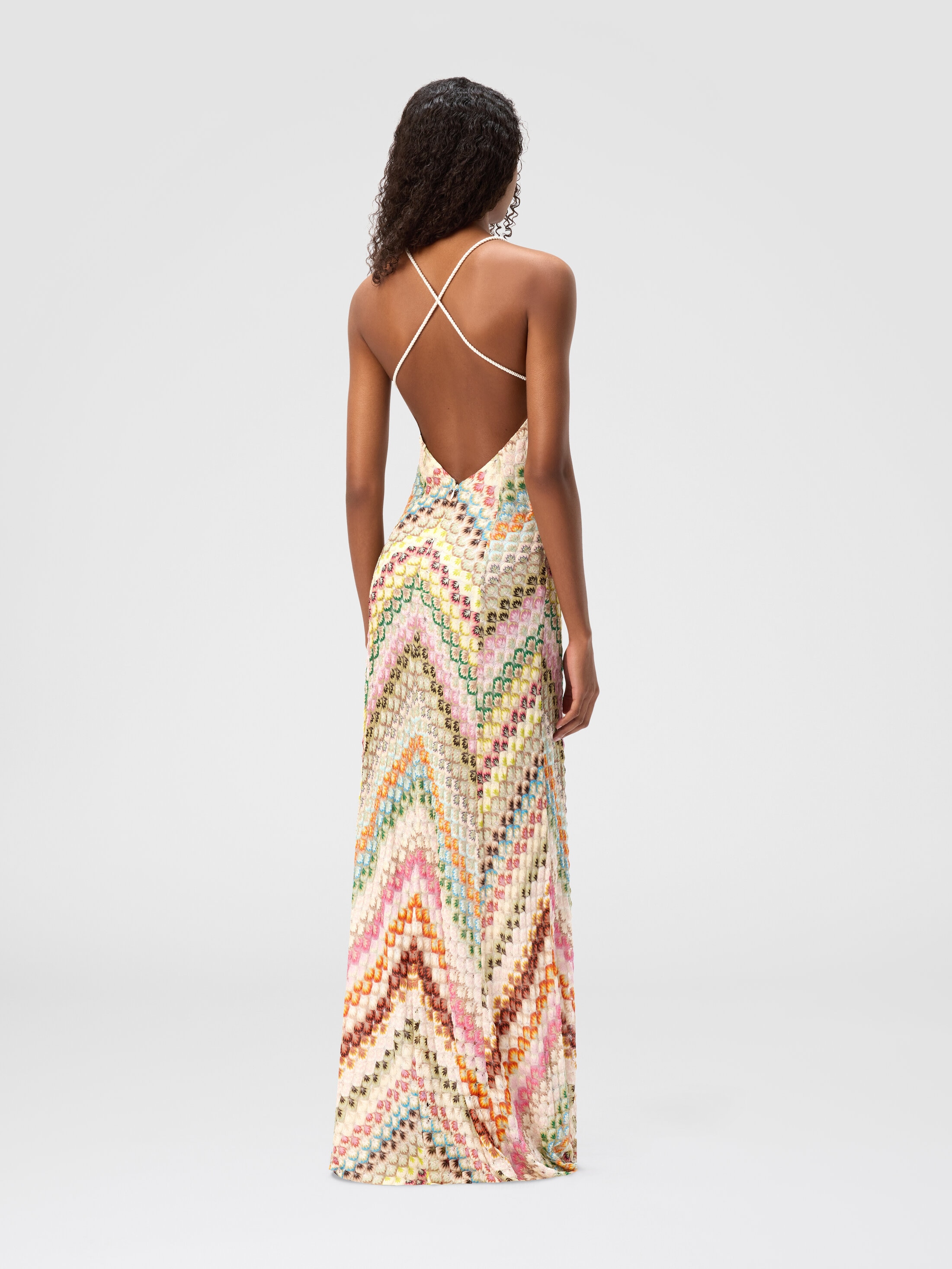 【MISSONI】ストライプ stretch-tulle ミニ ドレス Missoni Striped Stretch-tulle Mini Dress In Multicolor