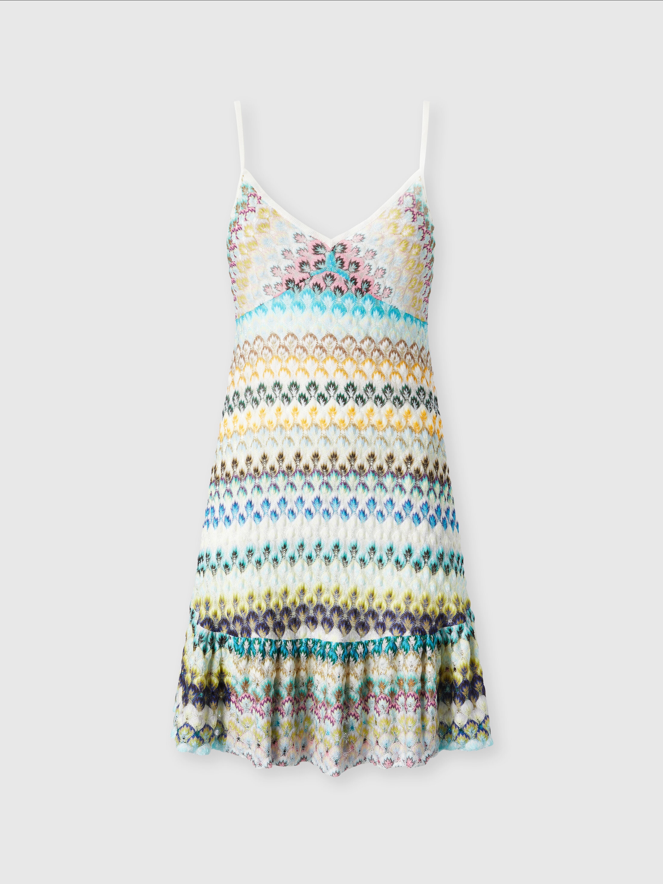 Missoni Women's Rayon Blend Dresses | Size It 44 | Ds25sg3ubr0133s507h In Multicoloured