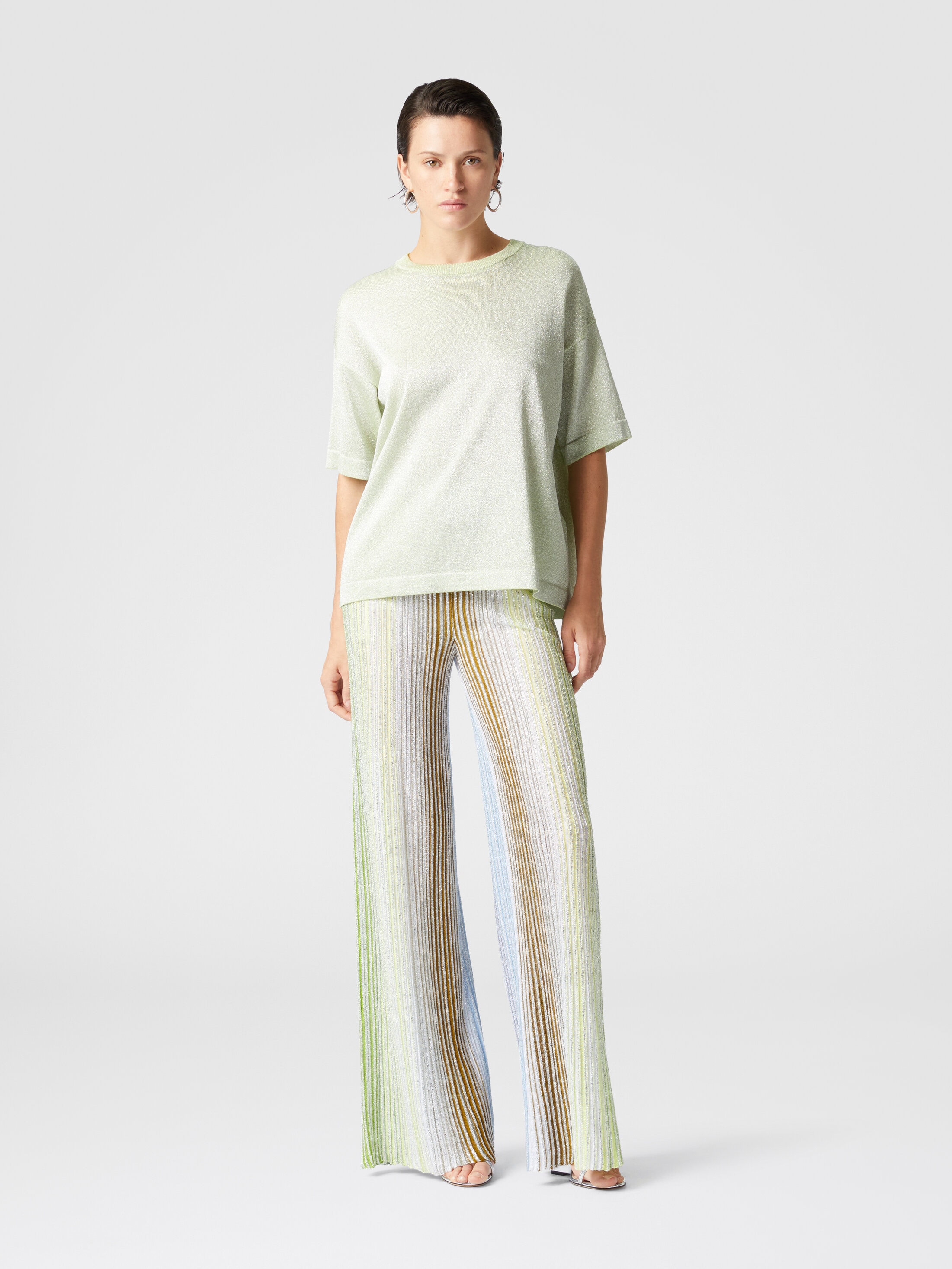 Denim Palazzo Pants, Wide Leg Trousers, High Waisted Pants