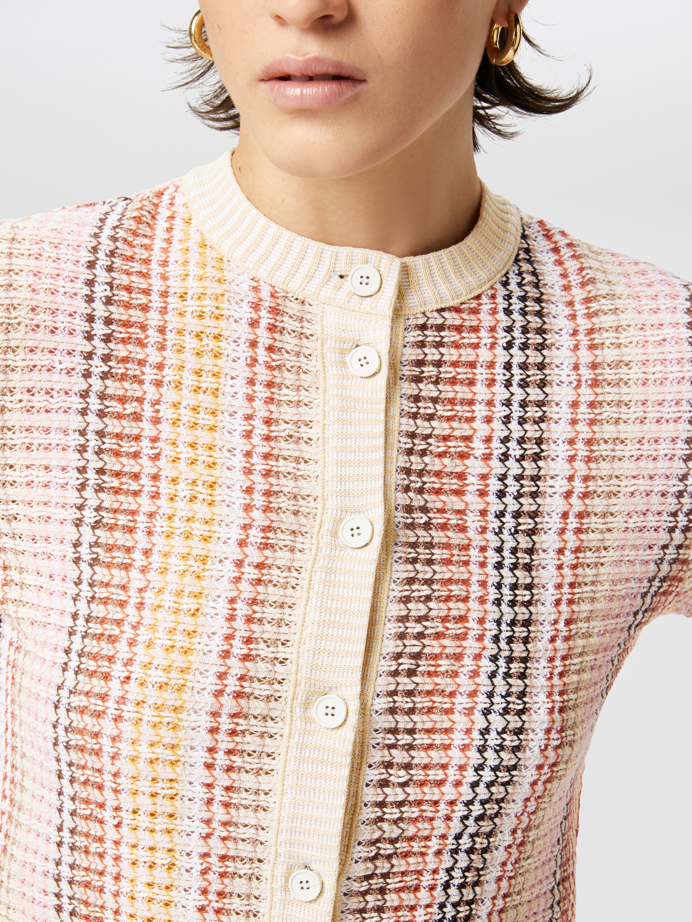 [Andersson Bell] RAINBOW INTARSIA ZIP-UP CARDIGAN★韓国人気 Andersson Bell] RAINBOW INTARSIA ZIP-UP CARDIGAN☆韓国人気