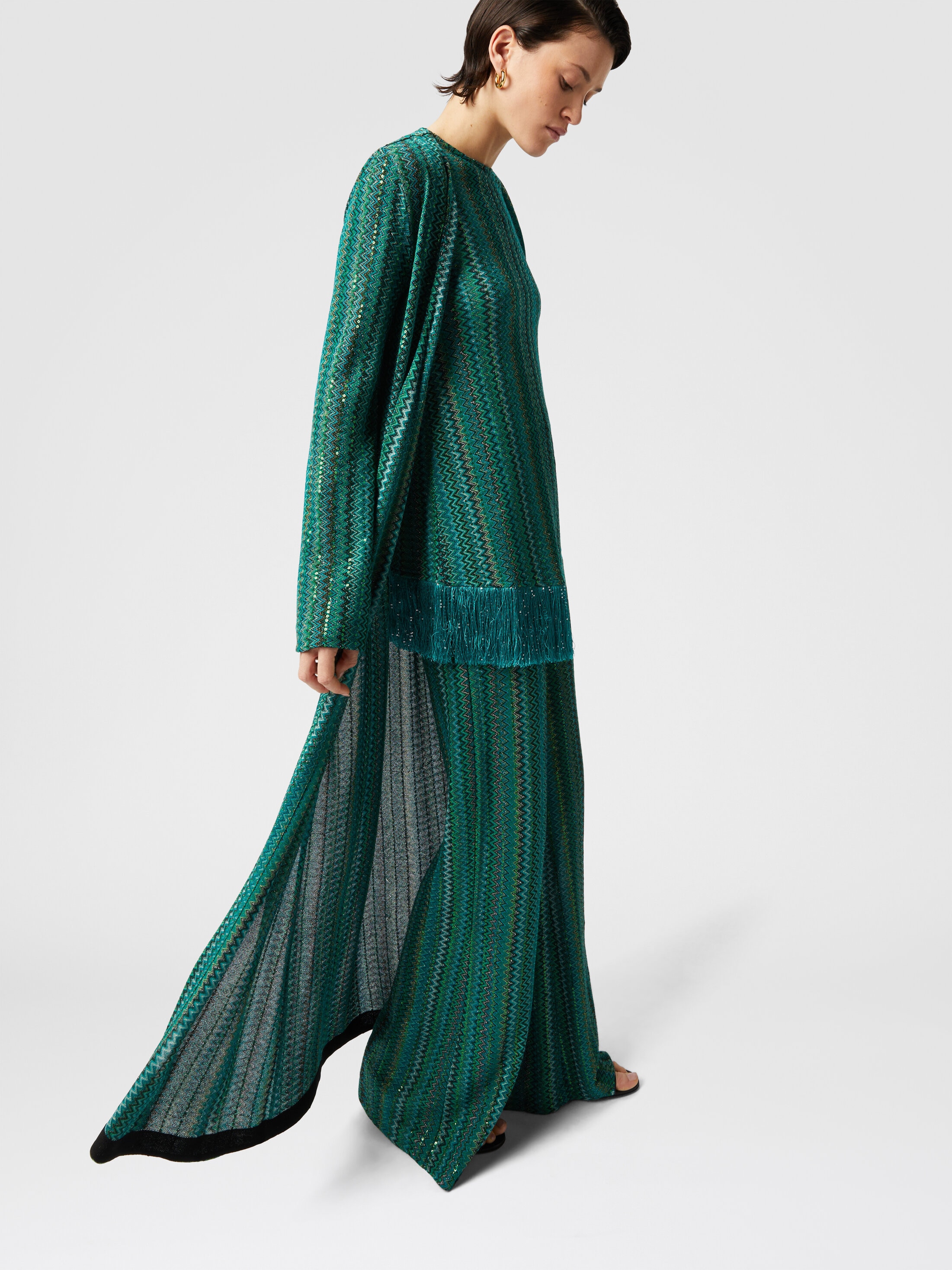 MISSONI】Made in Italy ziigzag knit cardigan（ミッソーニ
