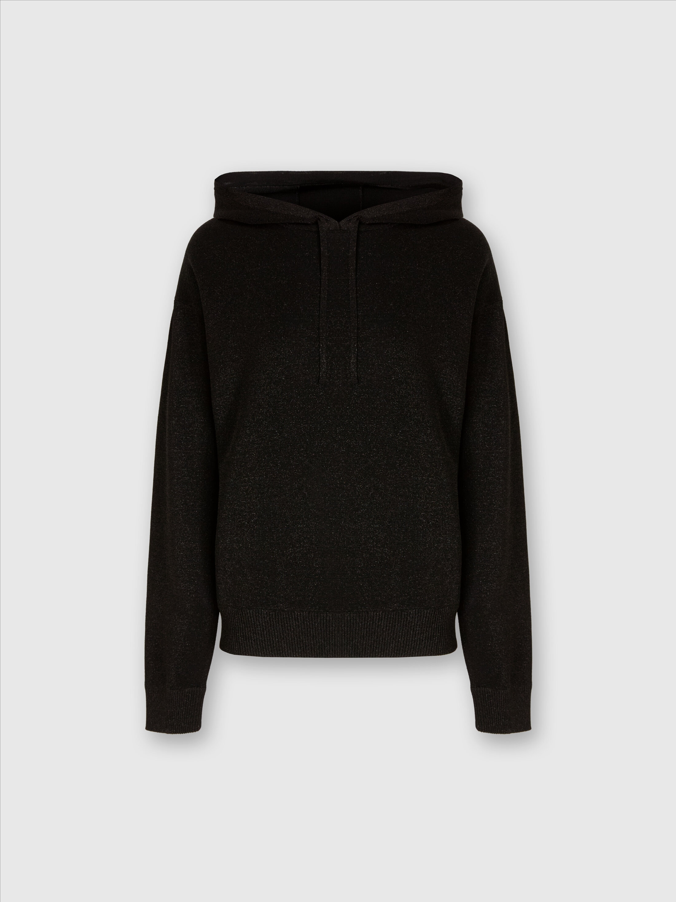 Missoni Kapuzenpullover Aus Lamé-viskose In Black