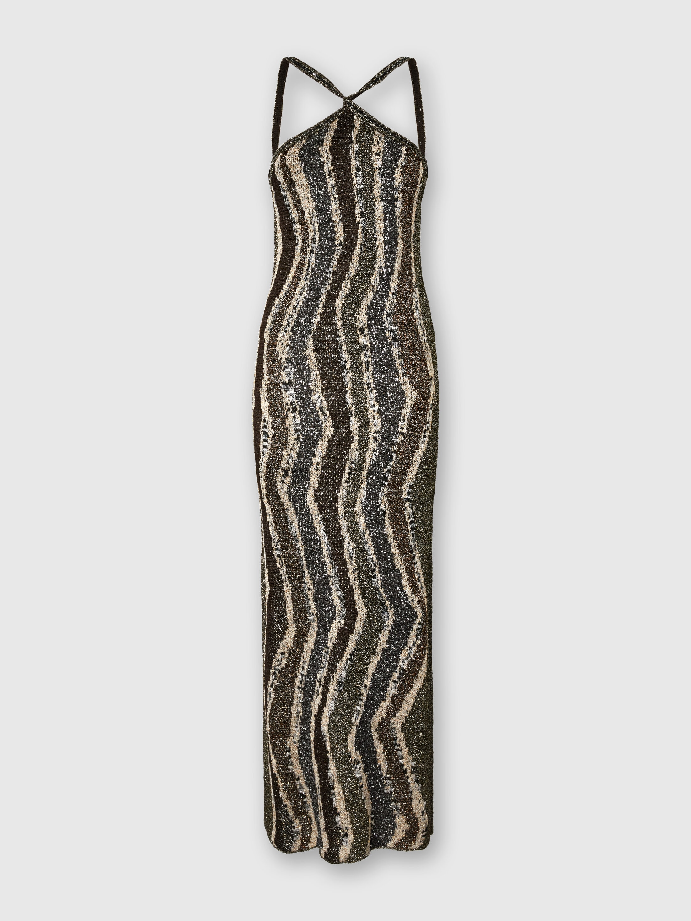 Missoni Langes Kleid Mit Wellenmuster In Multi