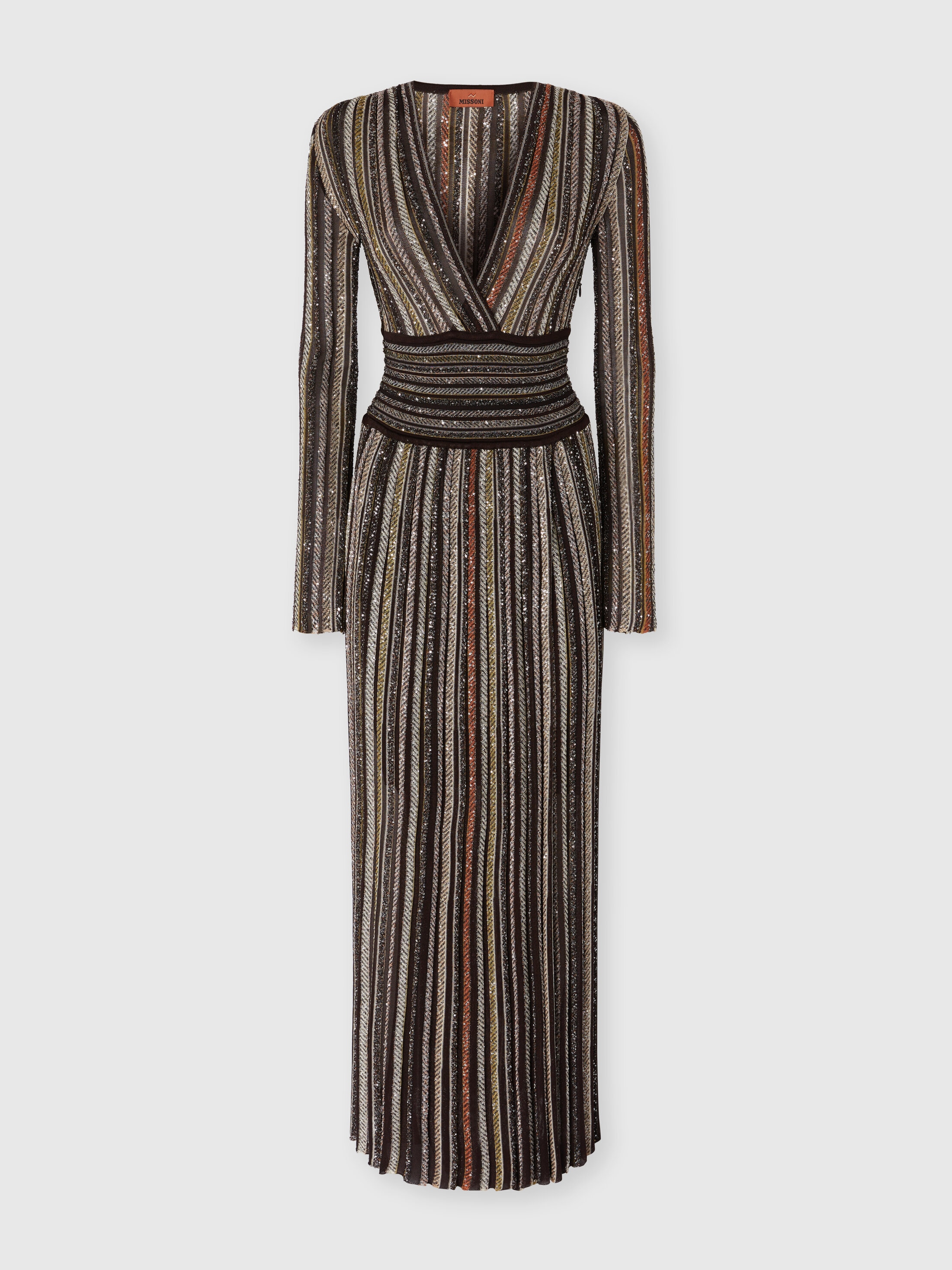 Missoni Long Dress With Sequin Embellishment In Black