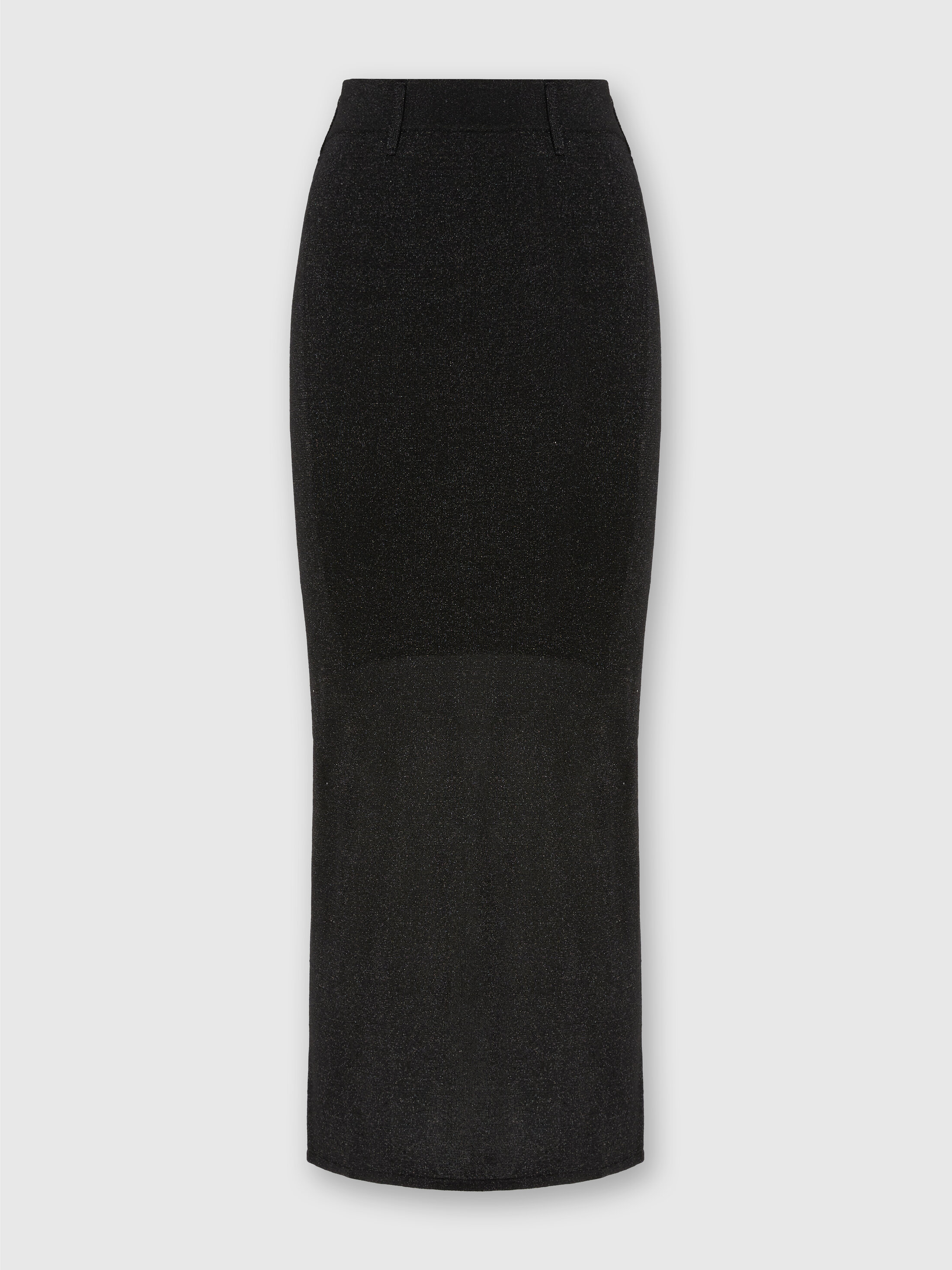 Missoni Metallic-detail Slit Skirt In Black