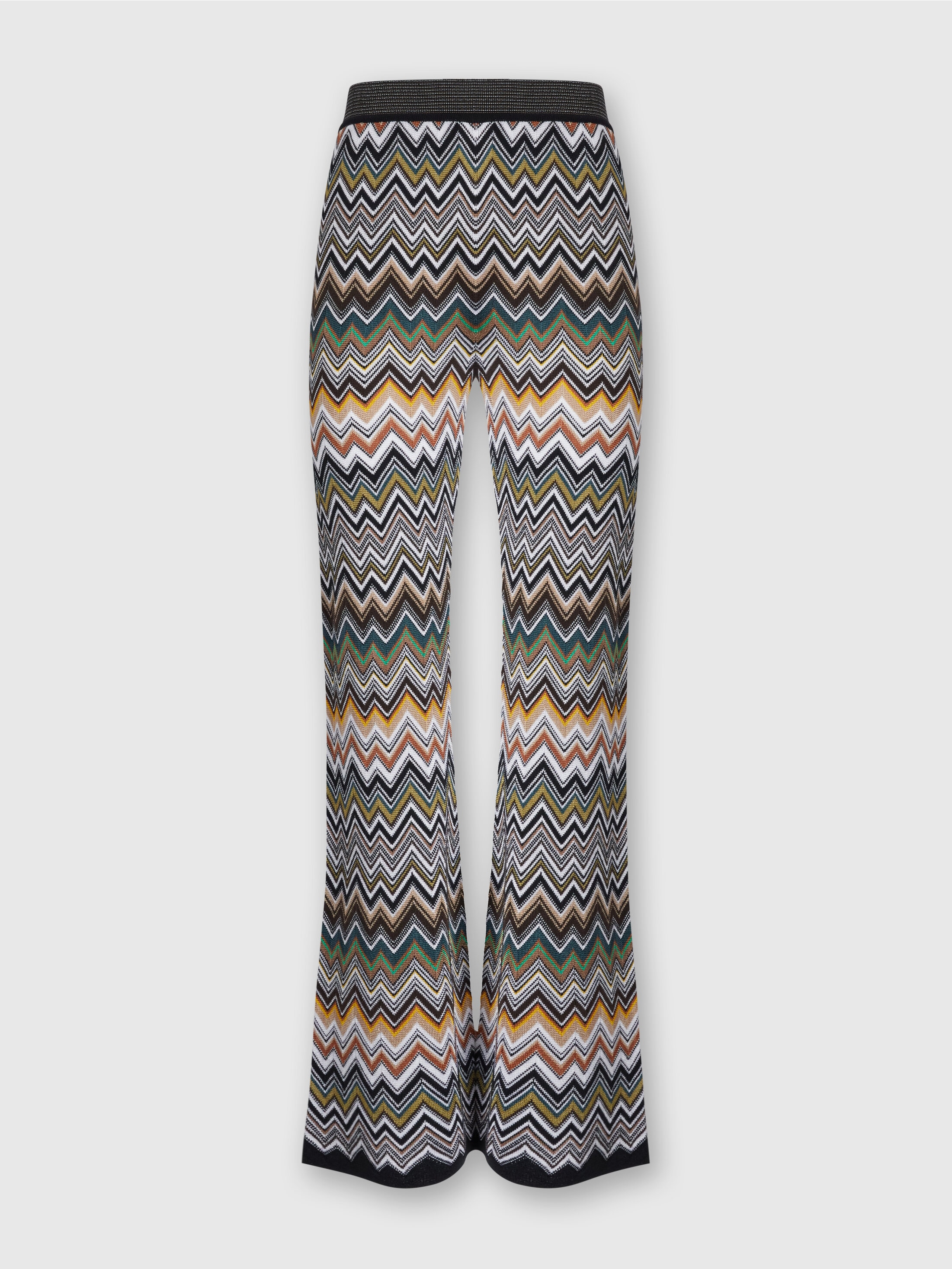 Missoni Long Pants With Chevron Pattern In Multi