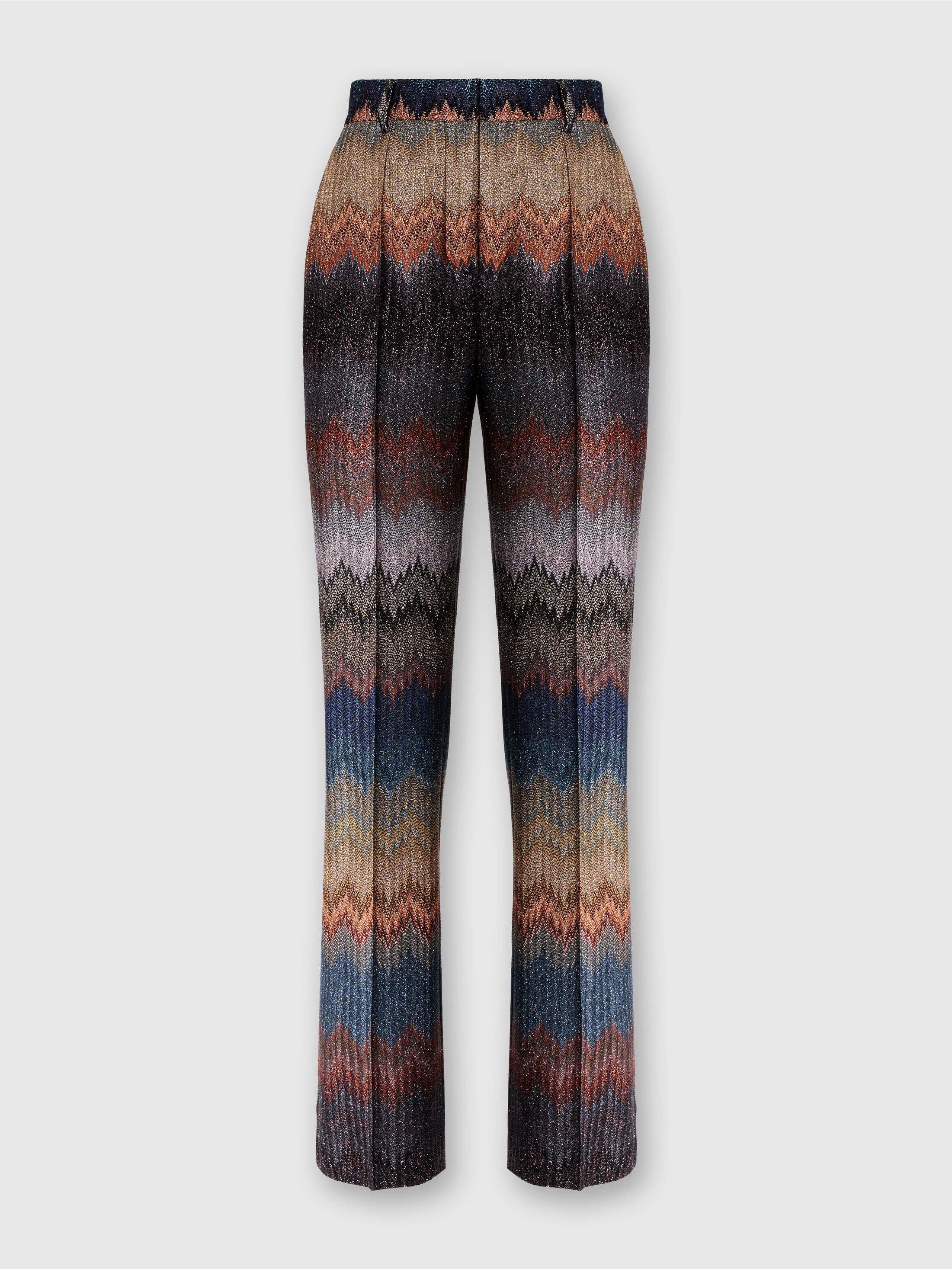 Missoni Trumpet Pants With Snake Pattern In Multi