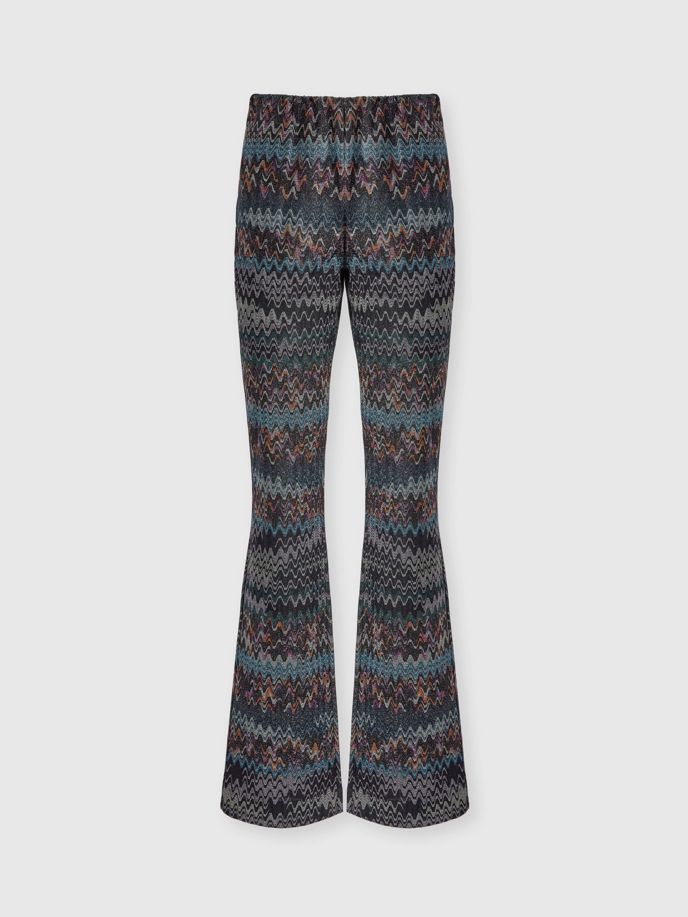 Missoni Flare-hose Aus Lamé-viskose In Multi