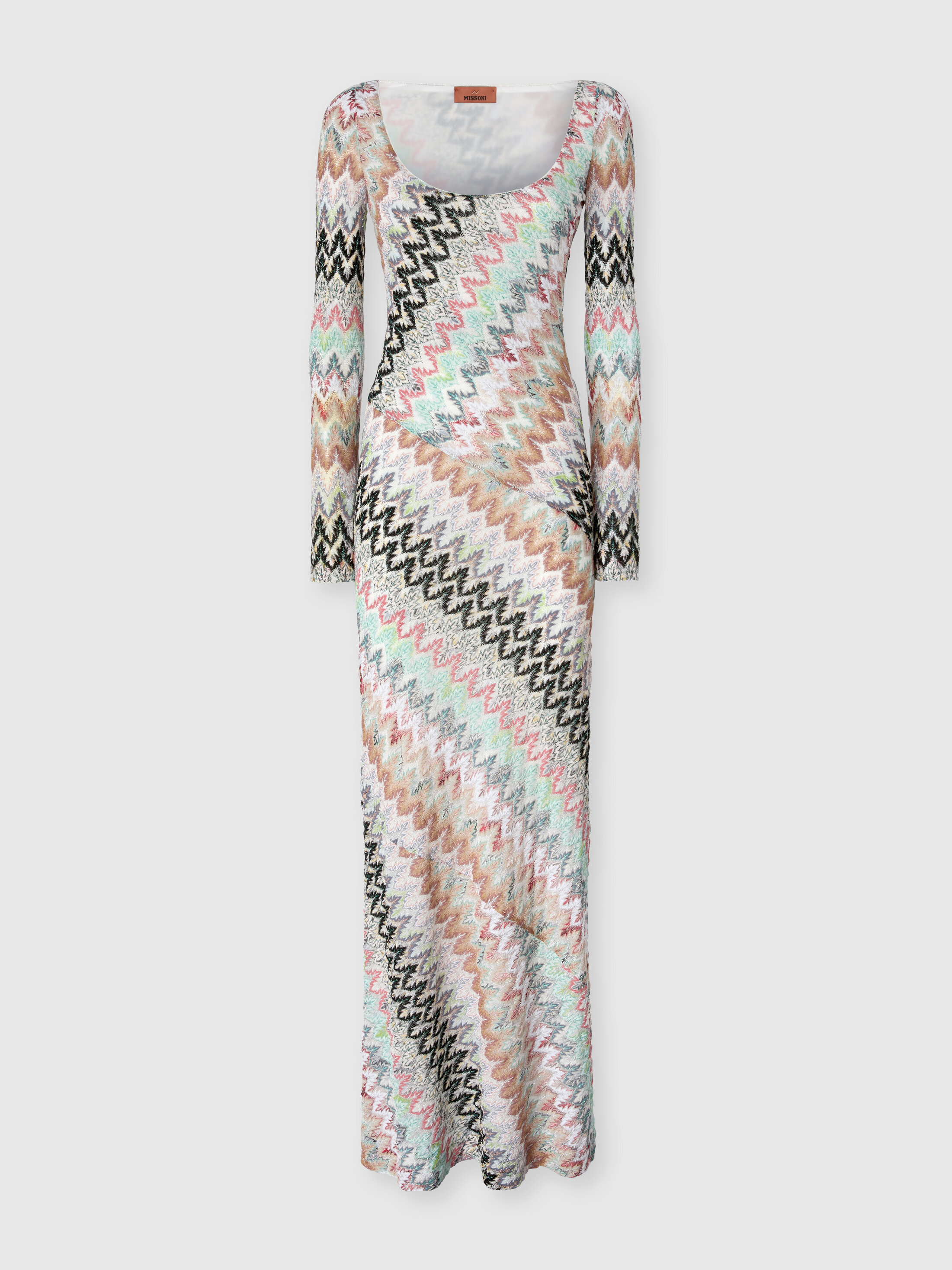 Missoni Viscose And Cotton Gown With Round Neck