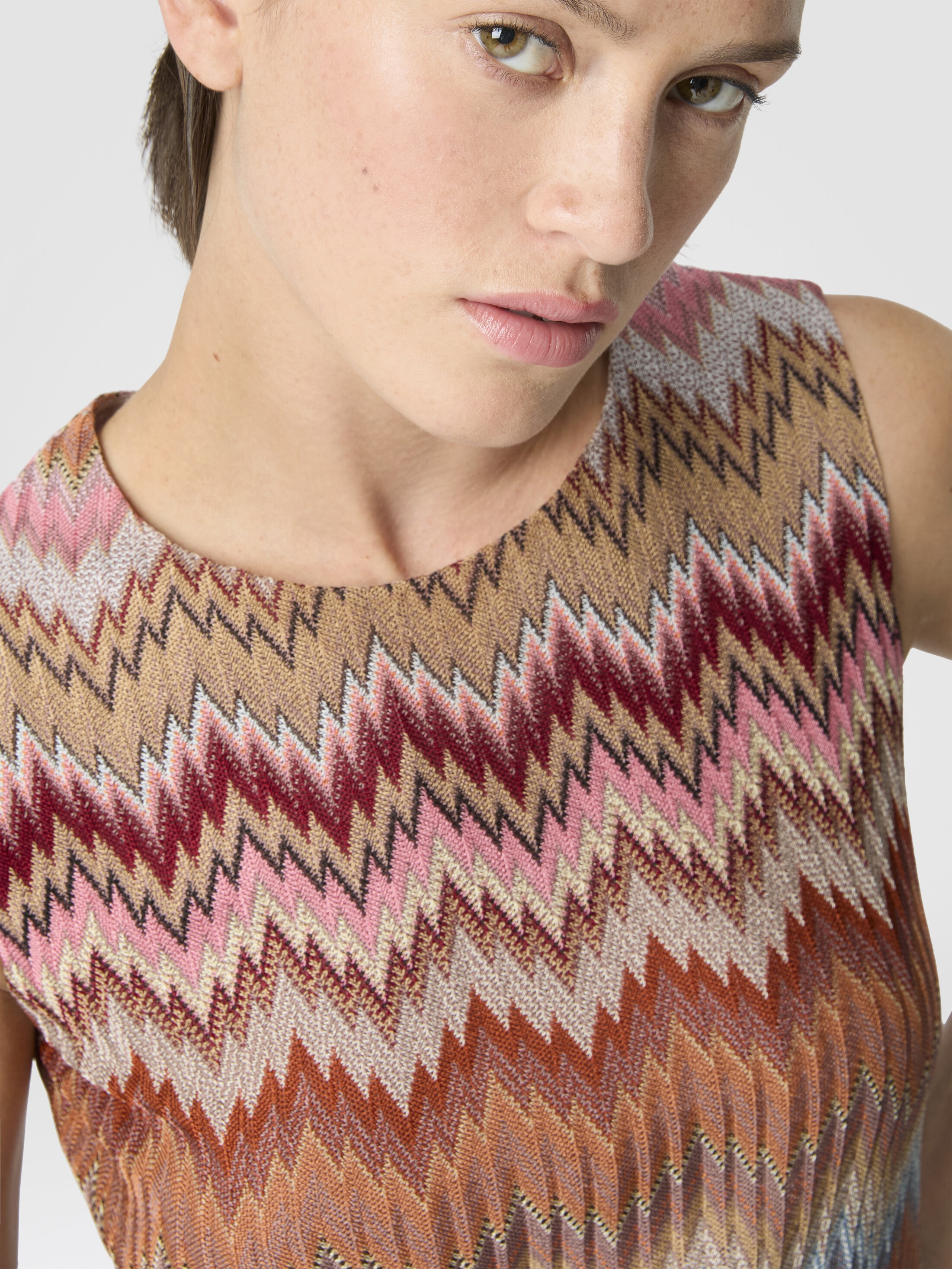 missoni pink dress Missoni Maxi Dress In Pink