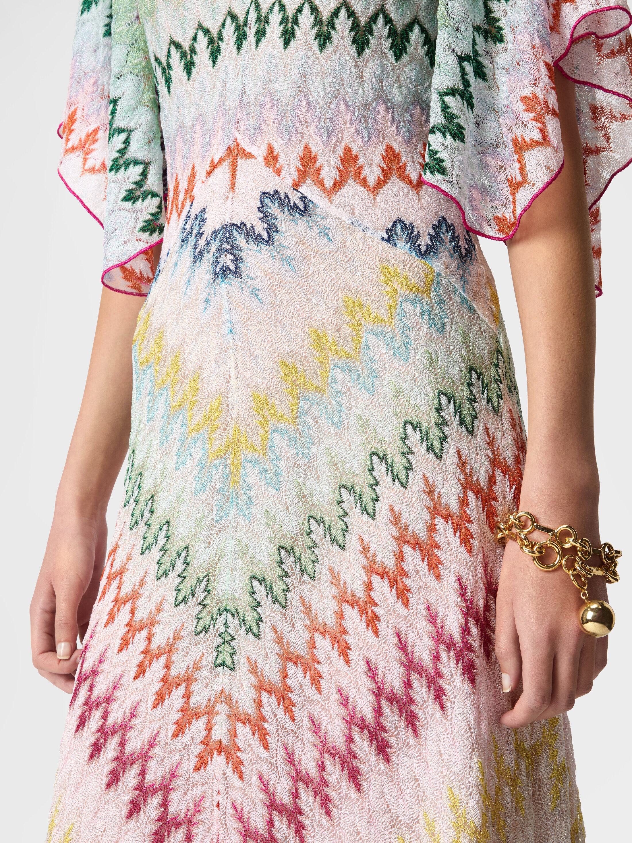 missoni beaded dress M MISSONI BLACK MULTI COLORED BEADED CROSS BACK DRESS ABSTRACT PRINT SZ 8  ITALY