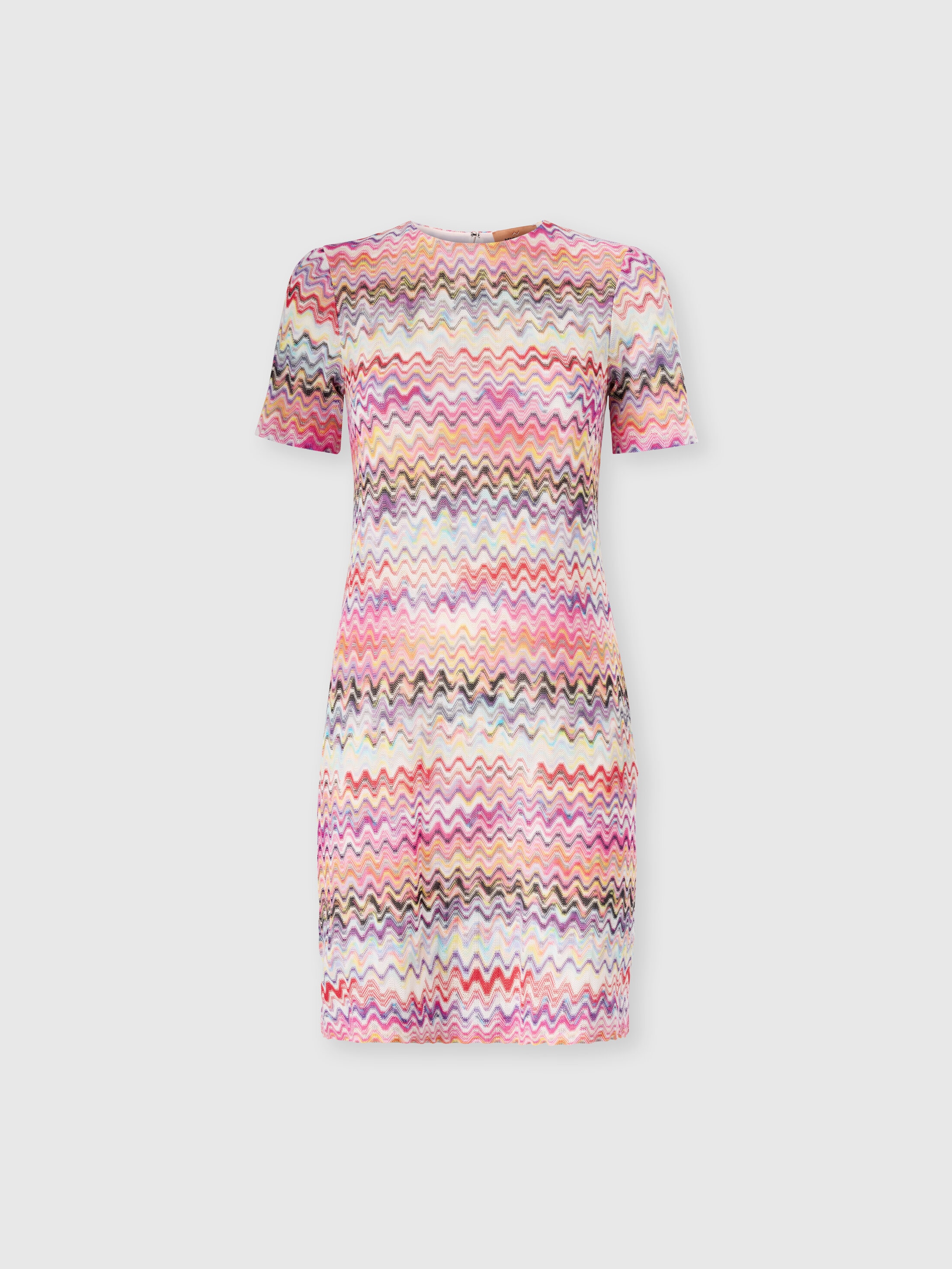 pink missoni dress Short short-sleeve dress Pink & Multicoloured