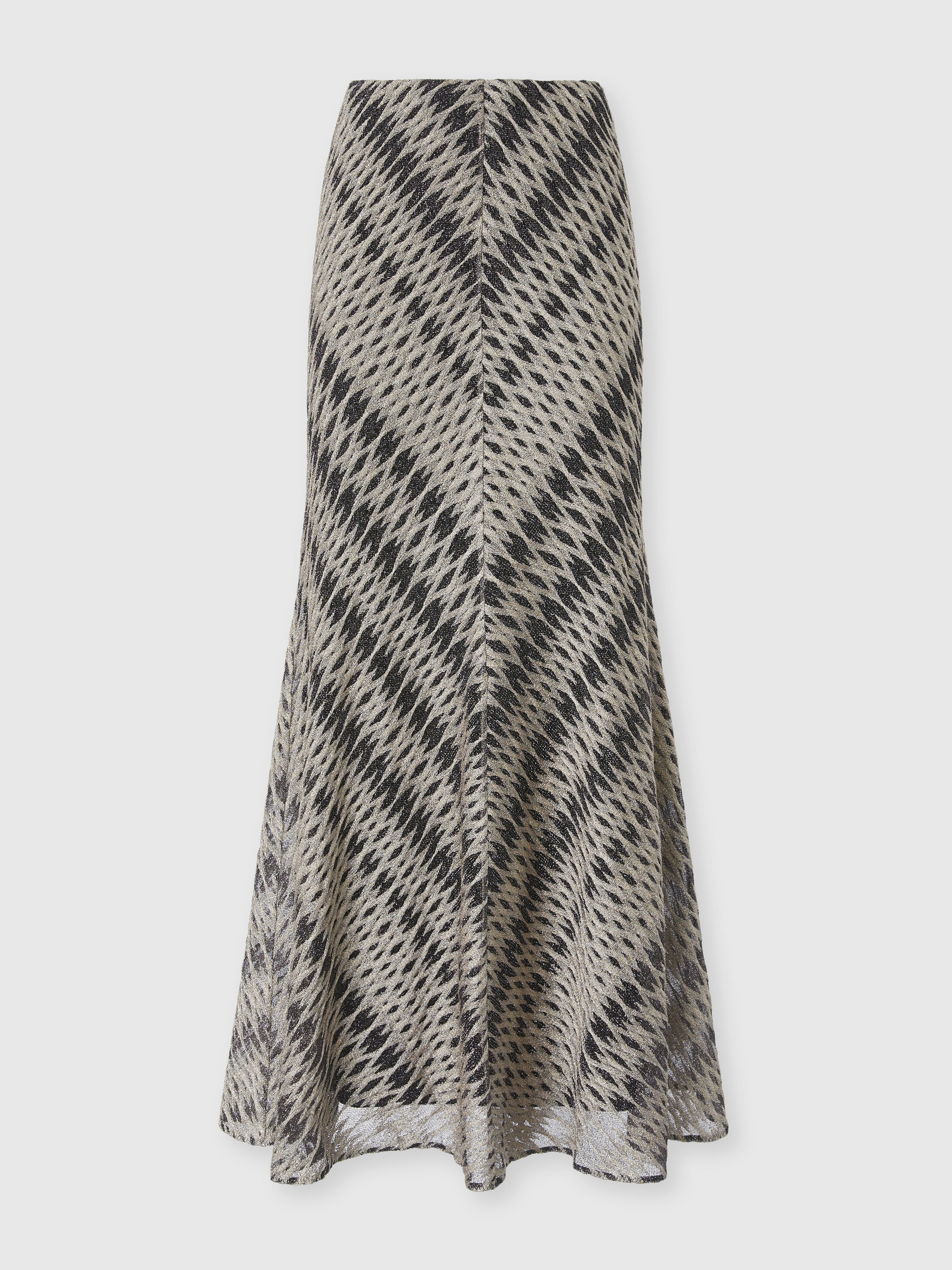 Missoni Donna Beige - Gonna Lunga In Misto Viscosa 3D A Rombi, Taglia: 42