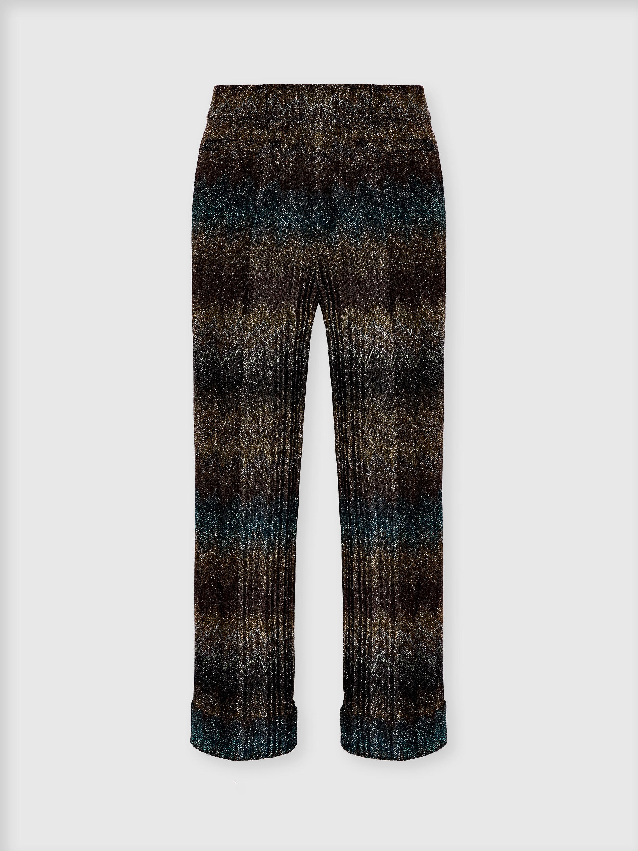 Missoni - Pantalon vas en viscose lam motif serpent Femme Bleu Fonc Taille 44 665 €