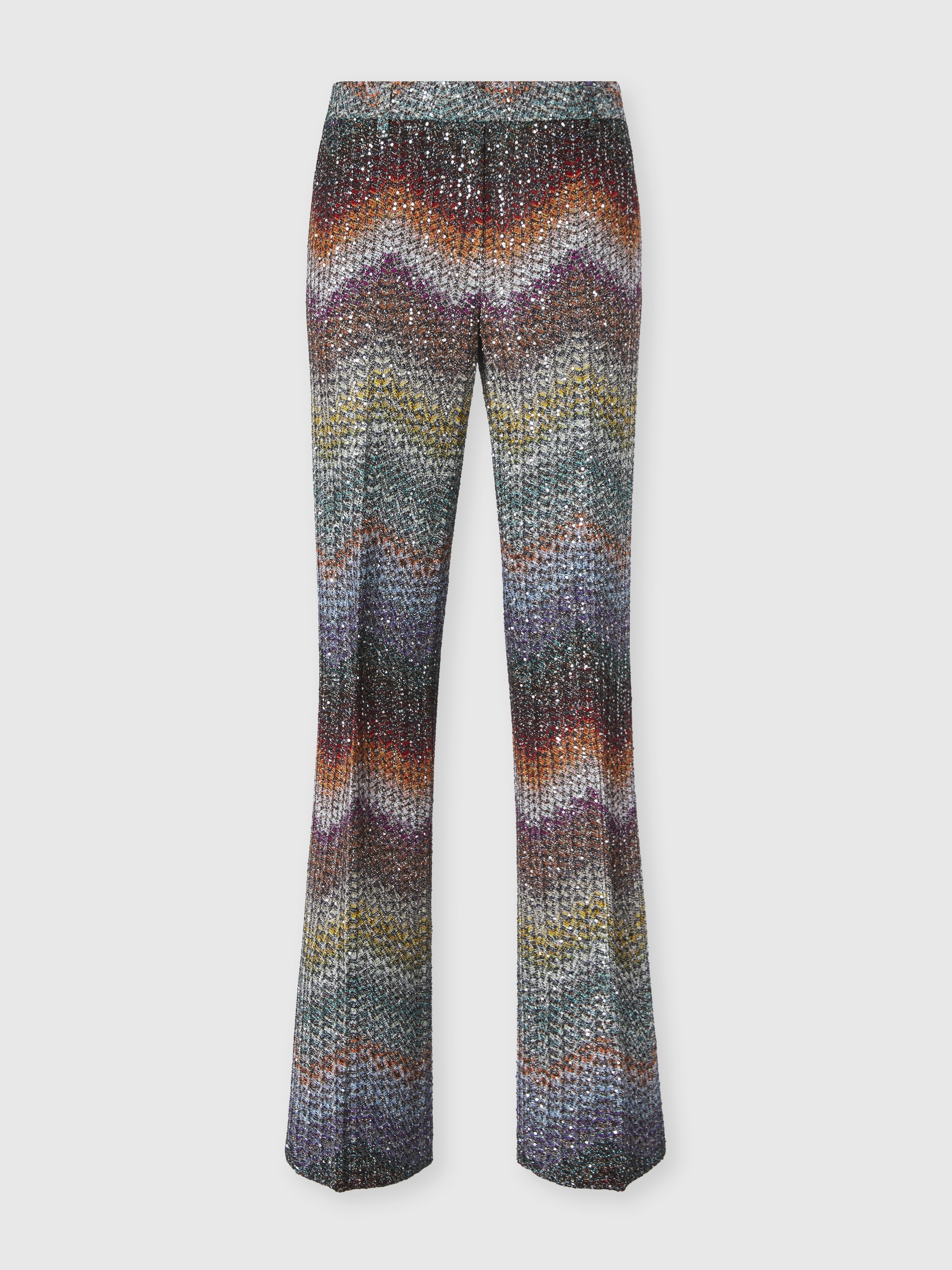 Missoni - Pantalon droit en viscose lam avec paillettes Femme Multicolore Taille 42 1390 €
