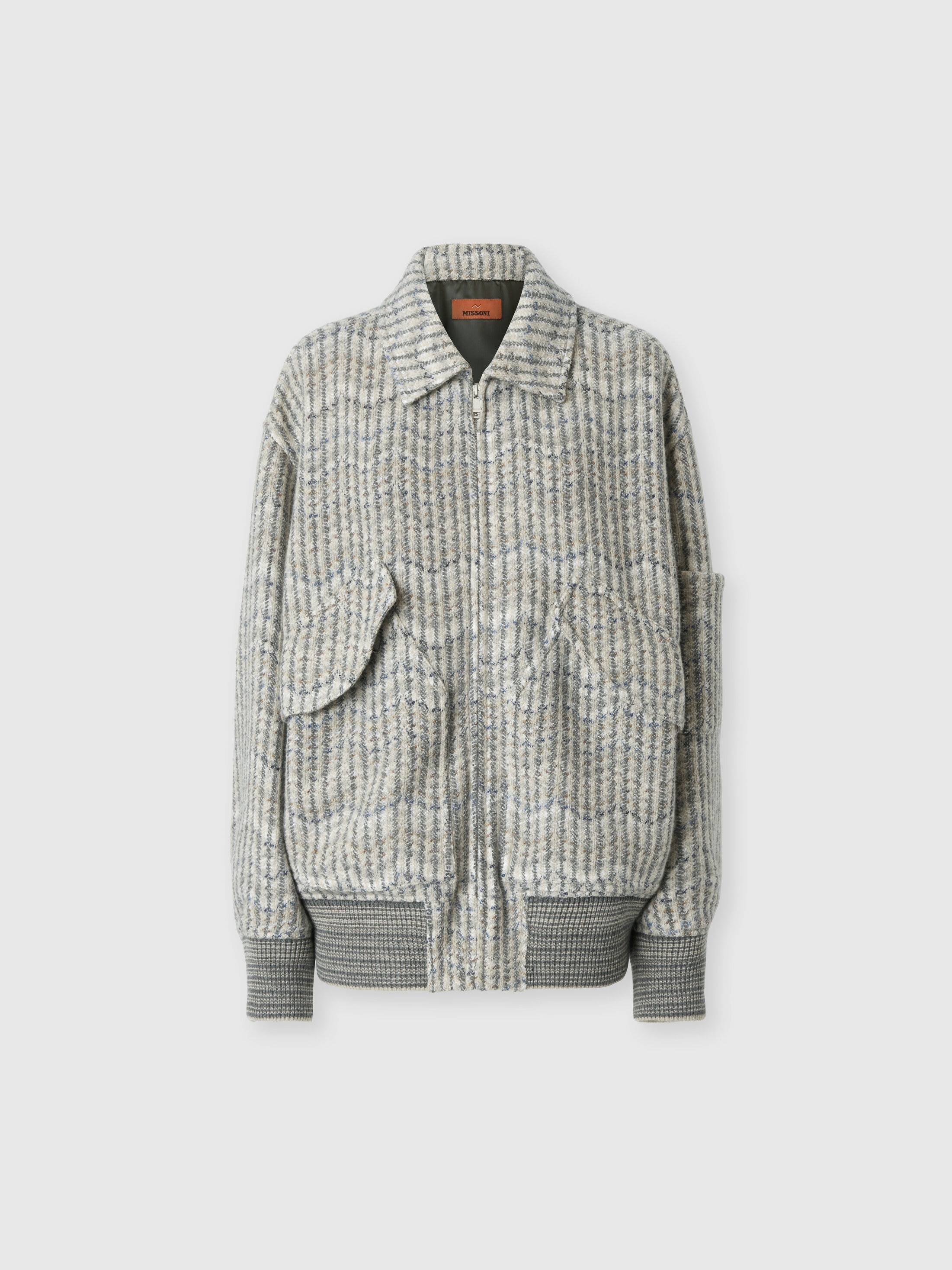 Missoni - Bomber oversize en cachemire et viscose Femme Beige Taille M 2900 €