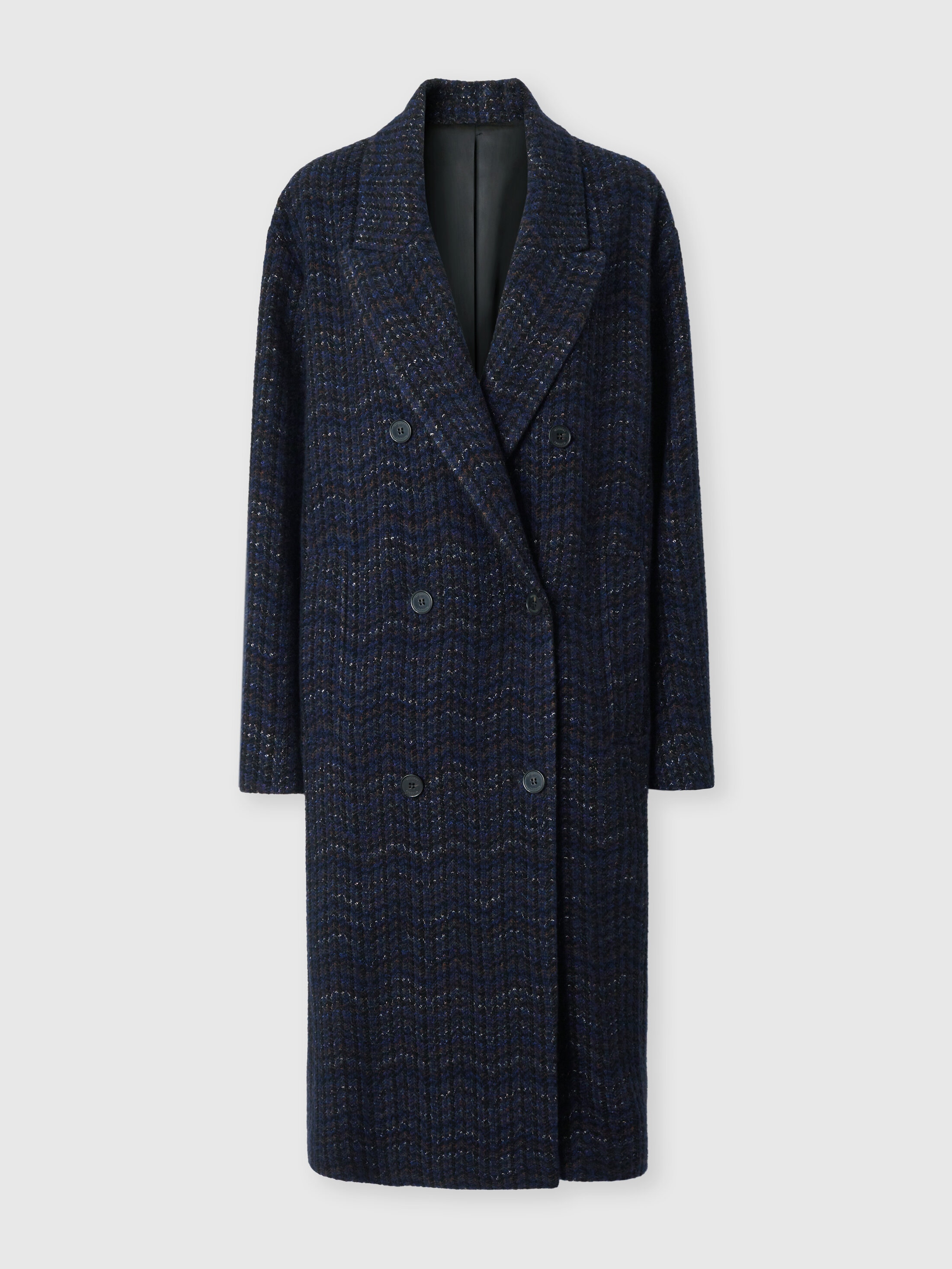 Missoni - Manteau crois en cachemire et viscose Femme Bleu Taille 38 3900 €