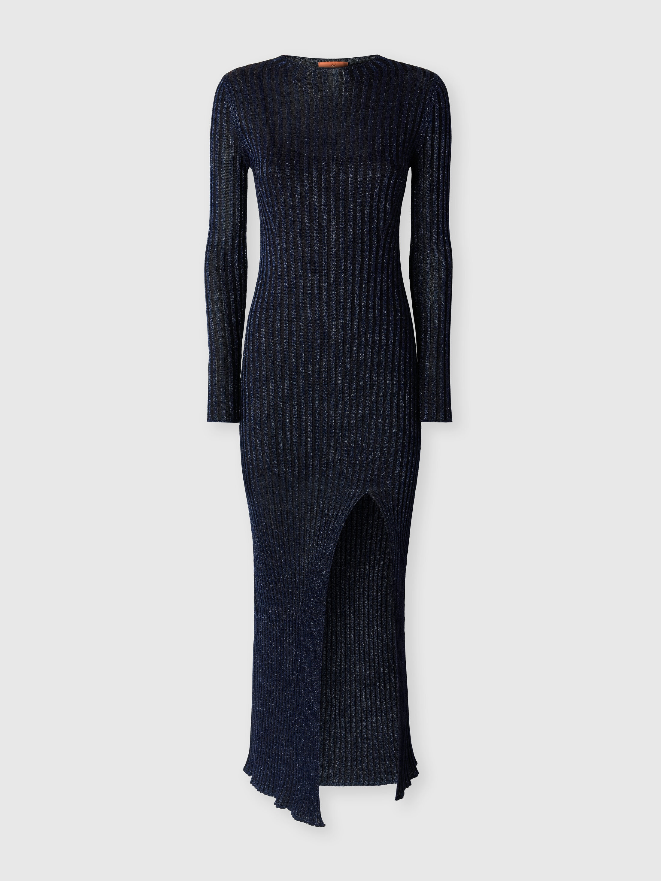 Missoni - Robe longue ctele avec fente Femme Bleu Marine Taille 44 1350 €