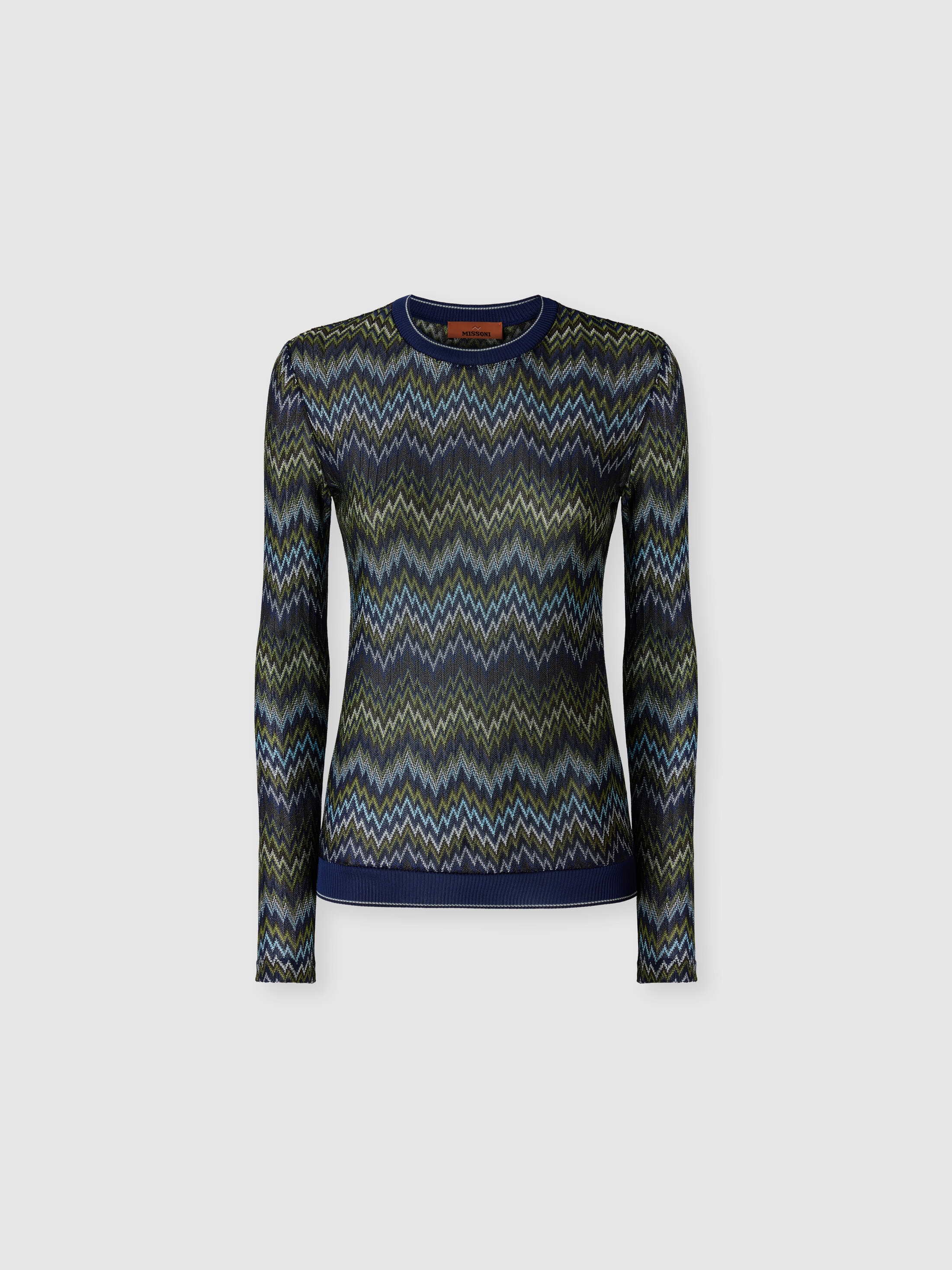 Missoni - Pull manches longues en viscose motif snake Unisex Multicolore Taille 38 750 €