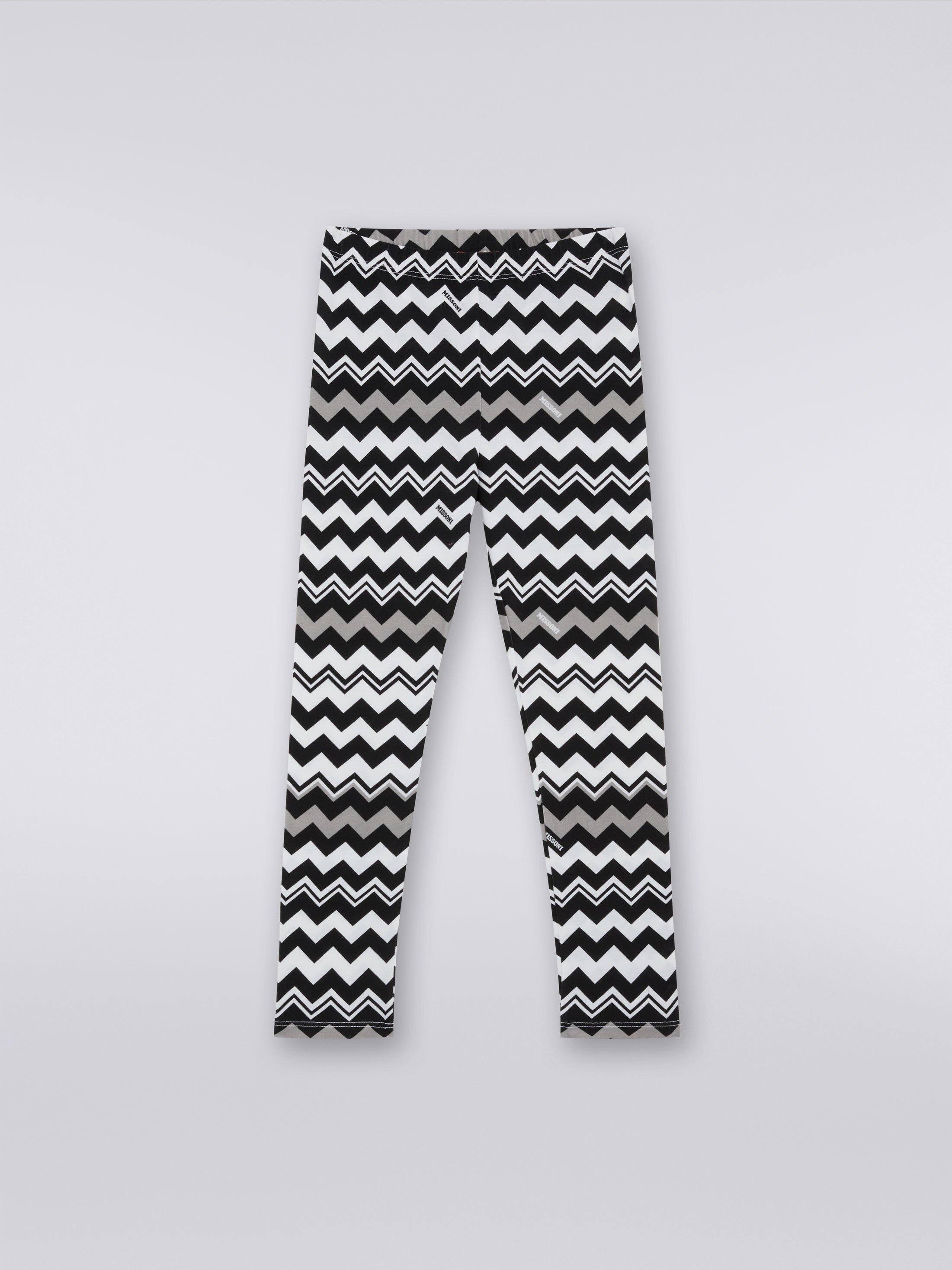 Buy Missoni Kids Zigzag Cotton Leggings for Girl