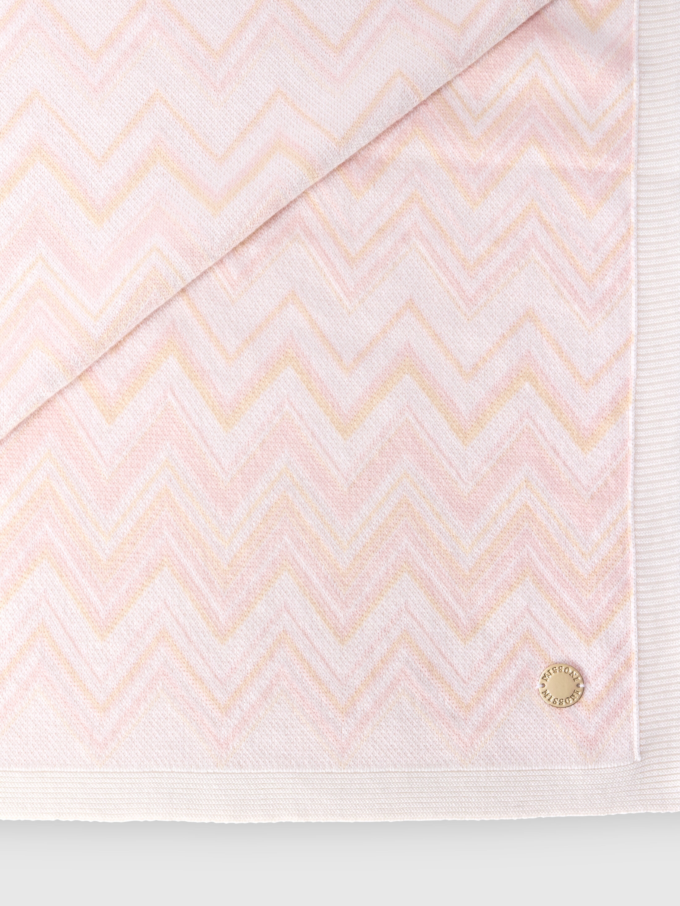 コットンとカシミヤのブランケット マルチカラー | Missoni