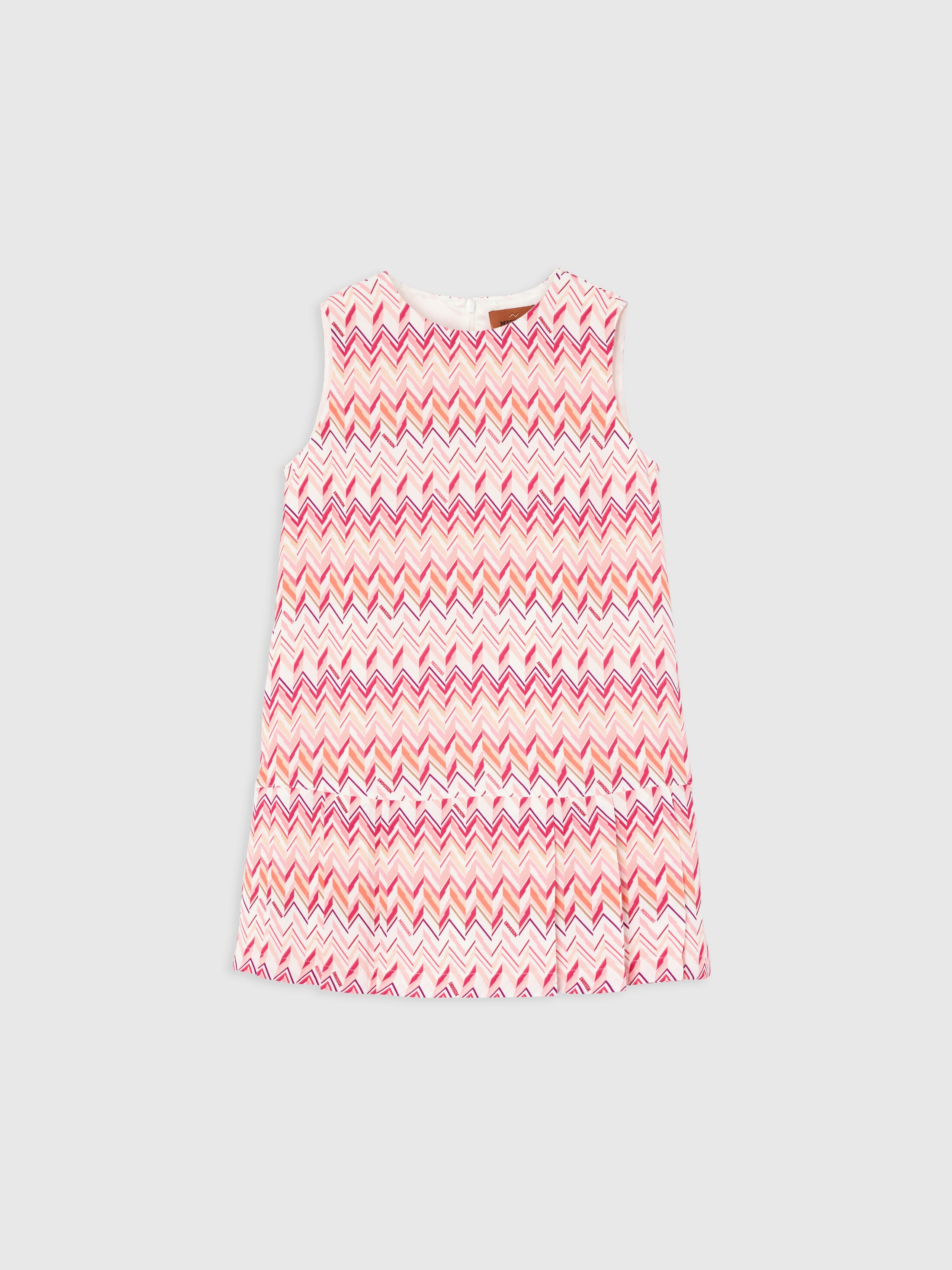 Missoni - Robe courte avec volant en pure viscose Fille Blanc Taille 6 224 €