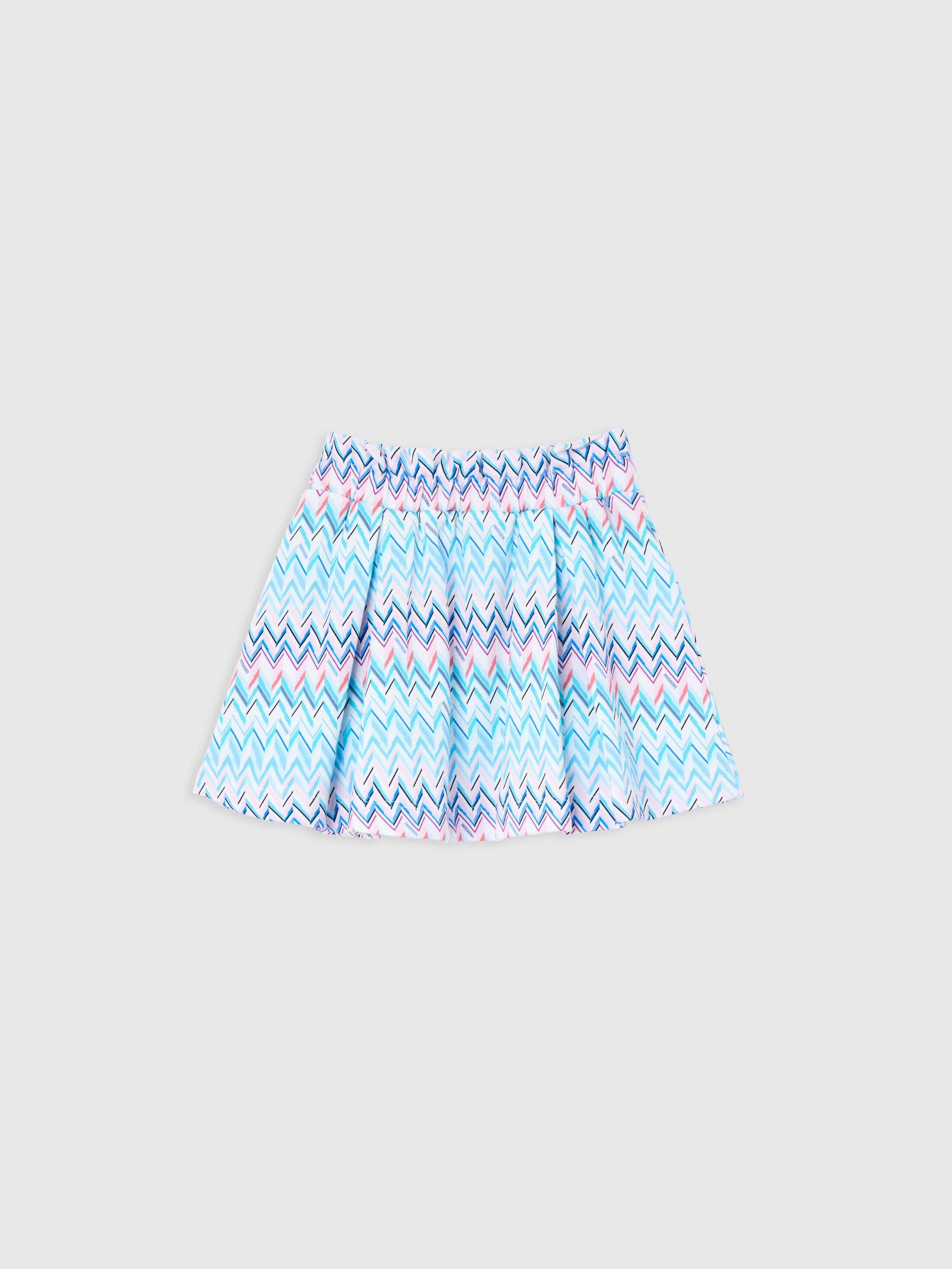 Missoni - Mini-jupe en pur coton motif zig zag Fille Blanc Taille 6 84 €