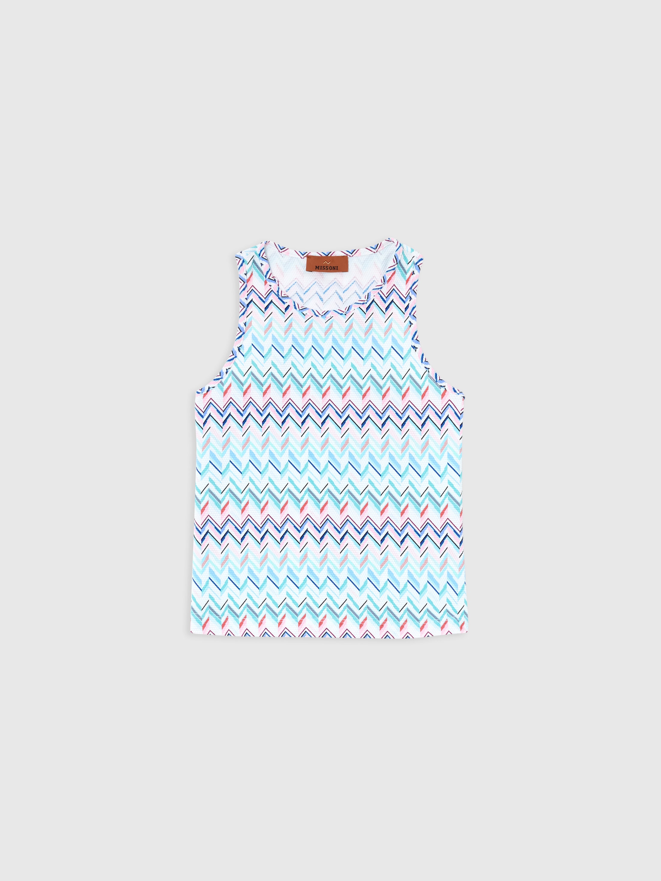 Missoni - Dbardeur motif zig zag Fille Blanc Taille 8 84 €