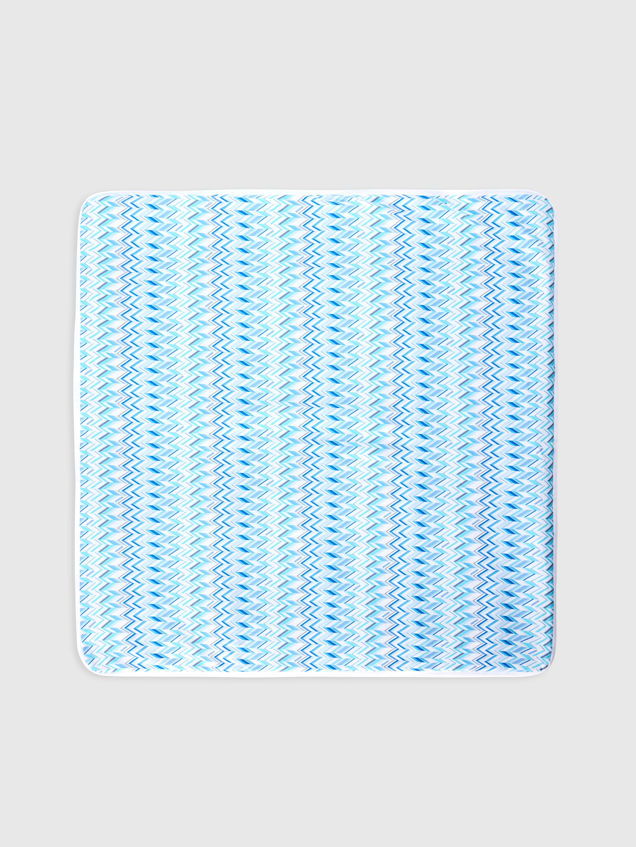 Missoni - Couverture en coton 100 motif zig zag Fille Blanc Taille UNIC 190 €