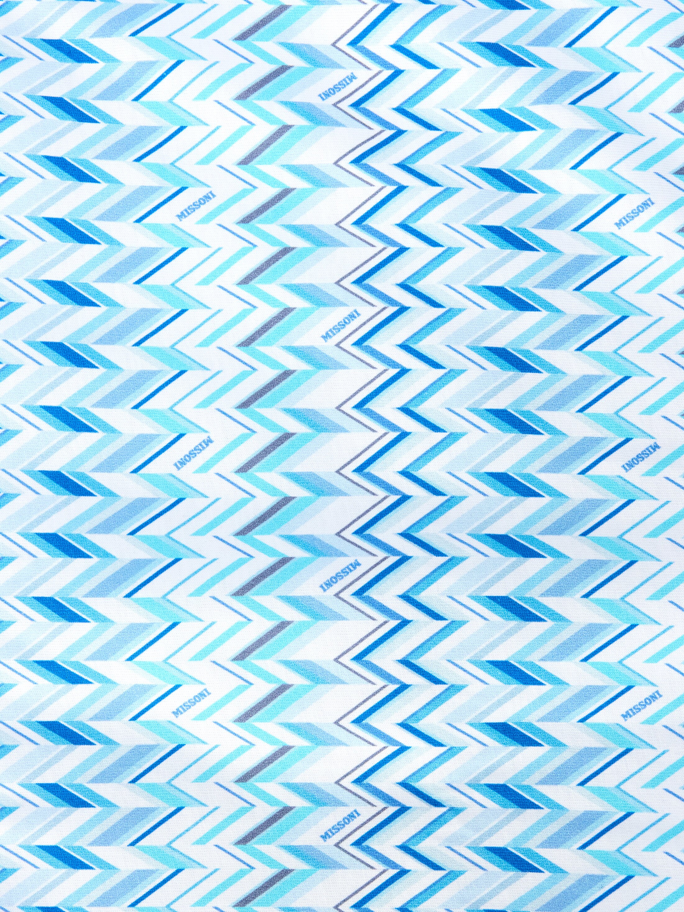 コットン100% ジグザグ柄 ブランケット ホワイト | Missoni
