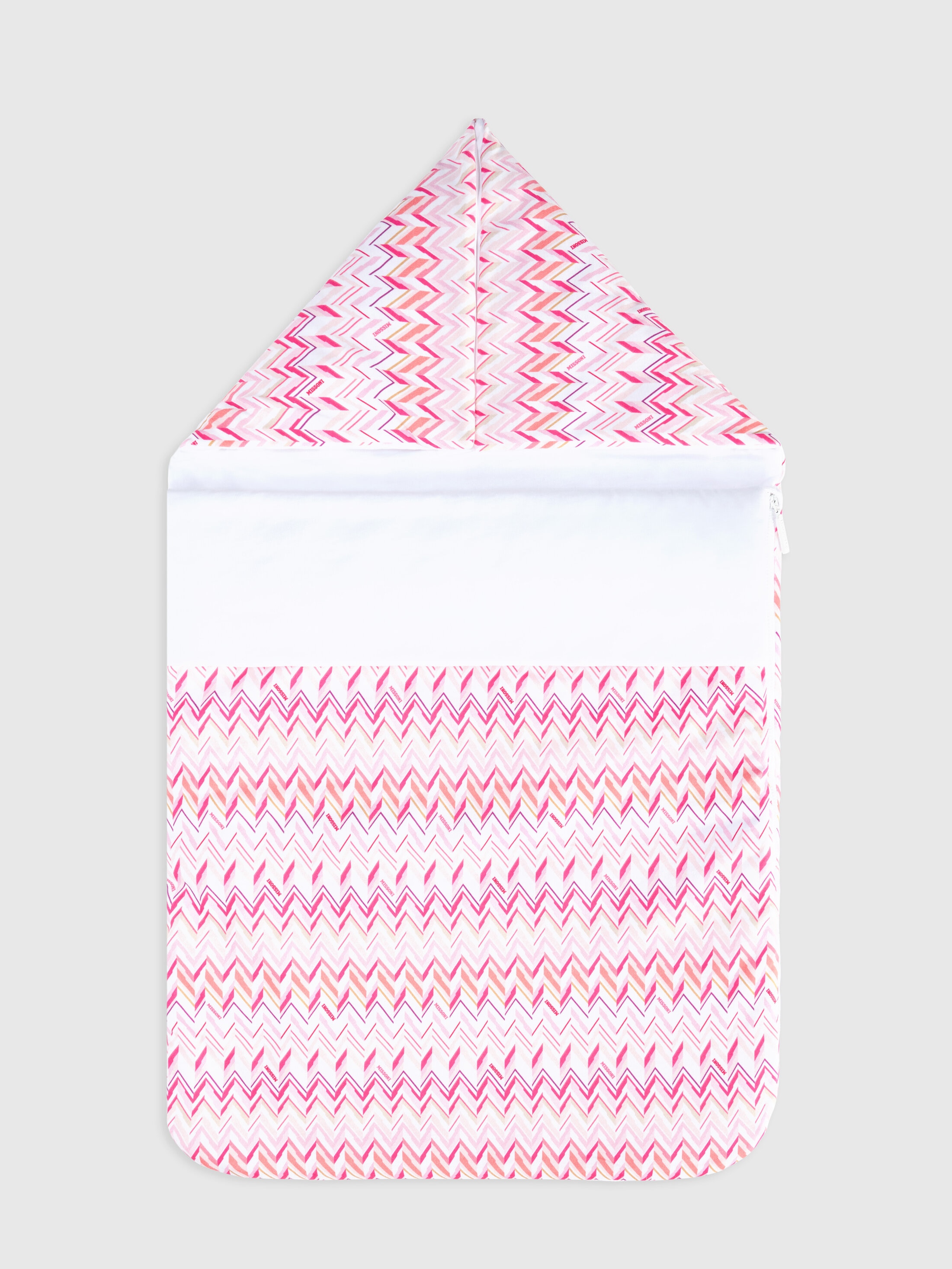 Missoni - Nid dange en pur coton Fille Blanc Fuchsia Taille UNIC 230 €
