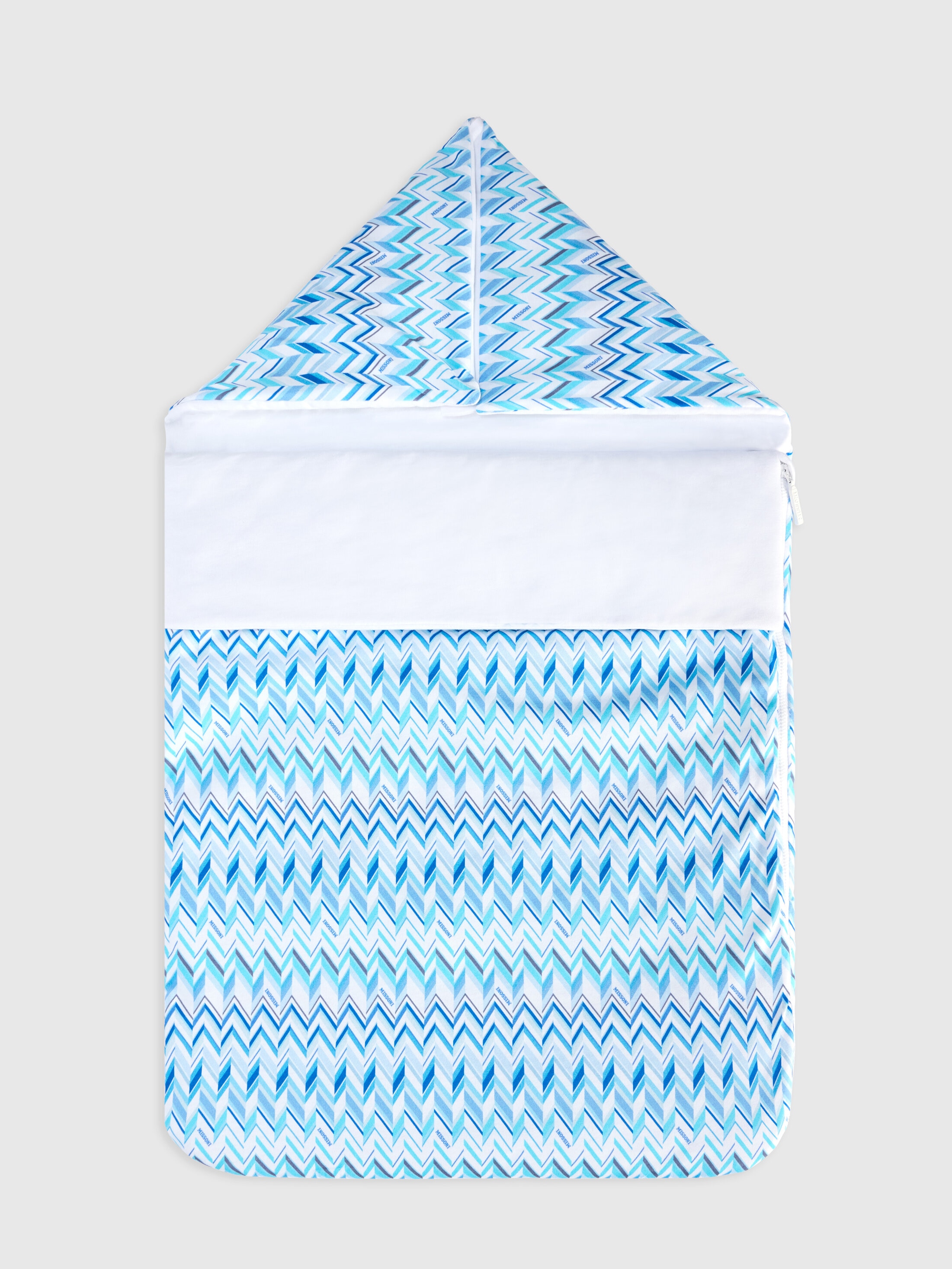 Missoni - Nid dange en pur coton motif zig zag Fille Blanc Taille UNIC 161 €