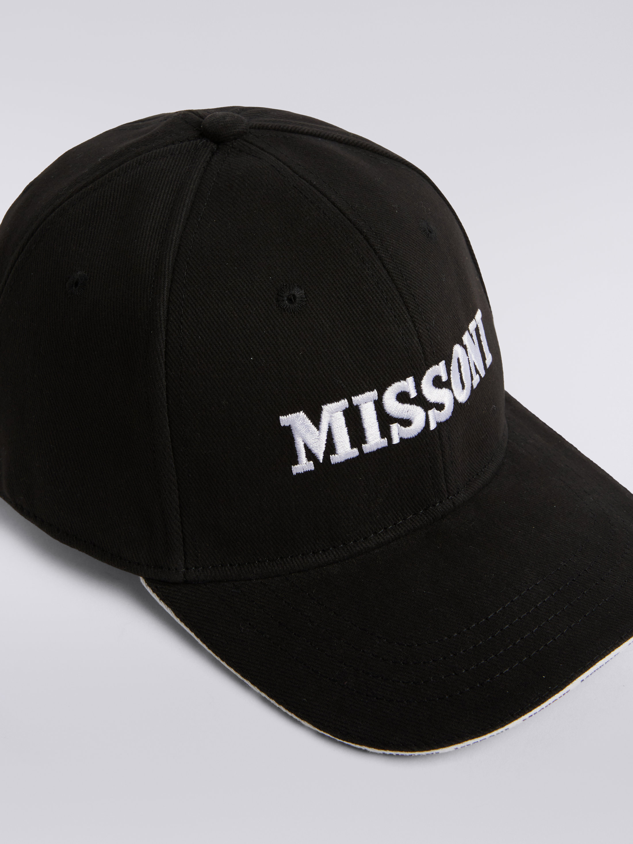Cotton baseball cap with logo Multicoloured | Missoni