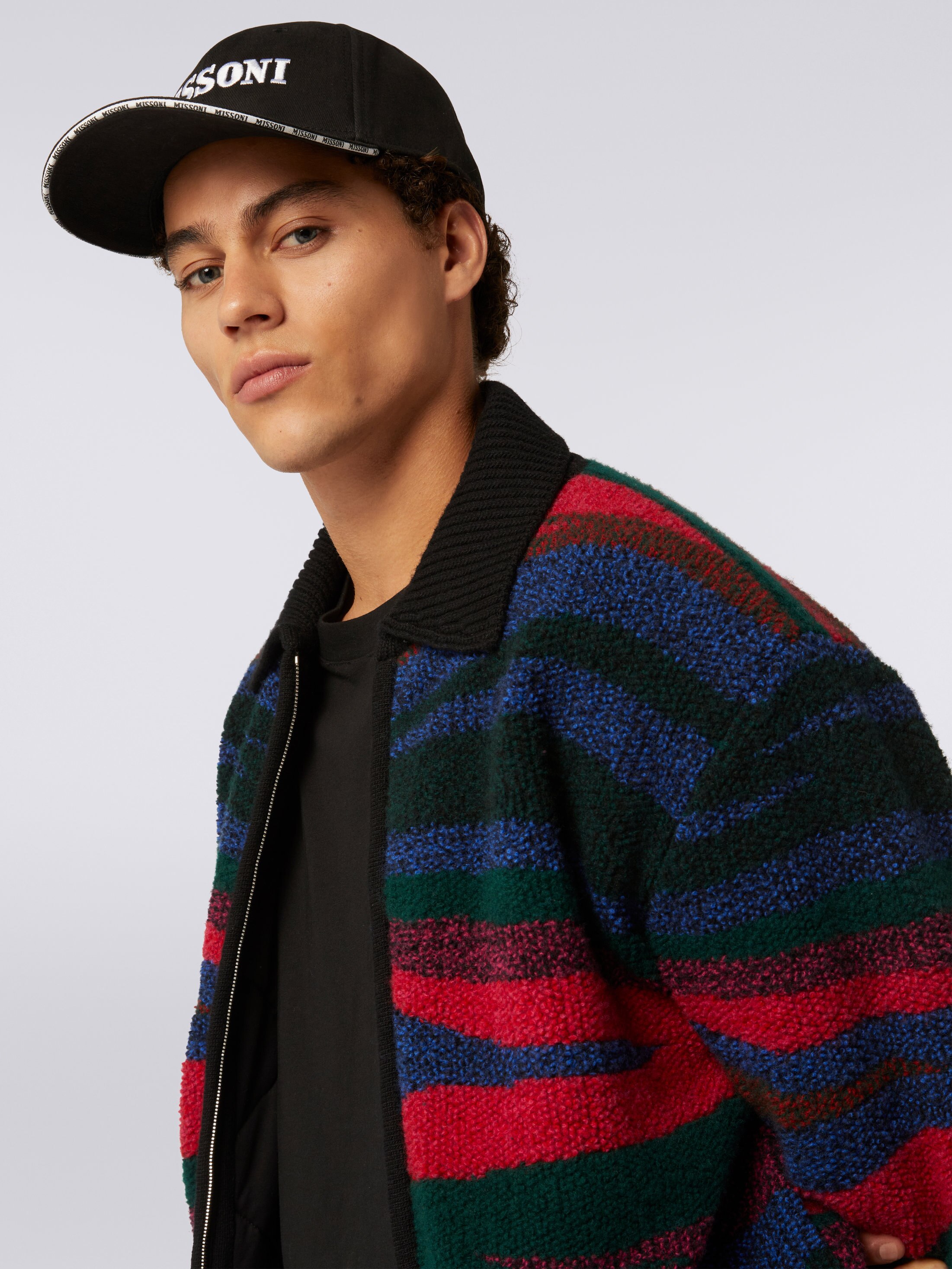 ベースボールキャップ コットン ロゴ入り マルチカラー | Missoni