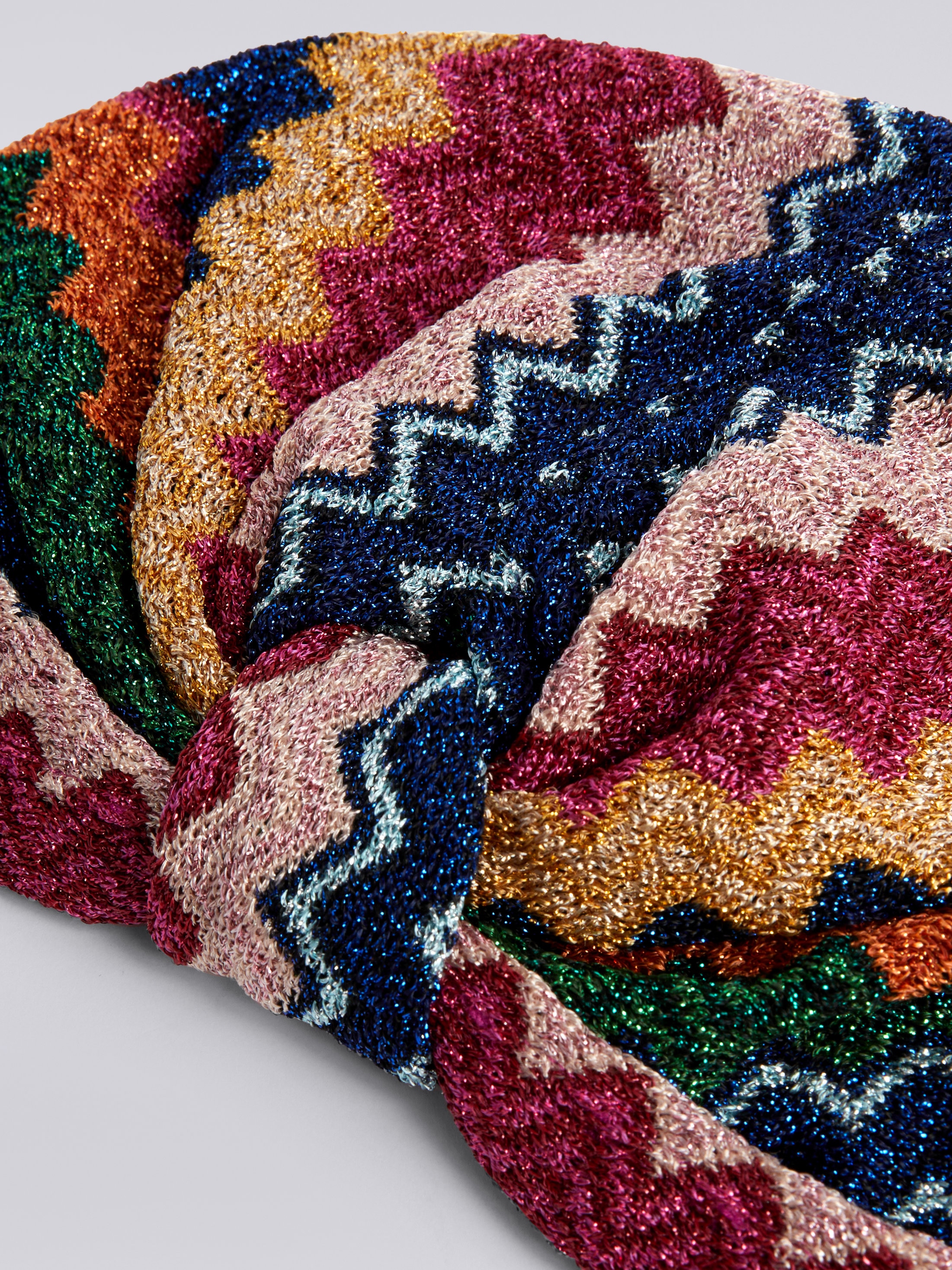 chevron sequins Multicoloured turban Missoni blend | Viscose with