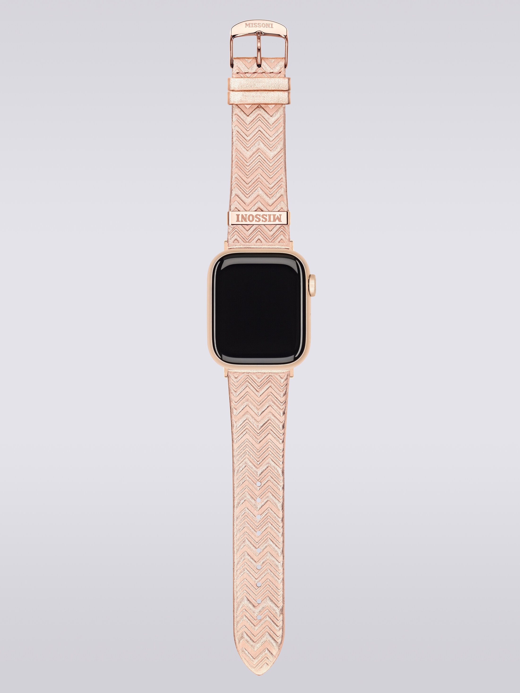 Missoni★ラズベリーピンクが素敵なレザーApple Watchストラップ Amazon.com: Missoni Unisex-Adult Zigzag Leather Apple Watch