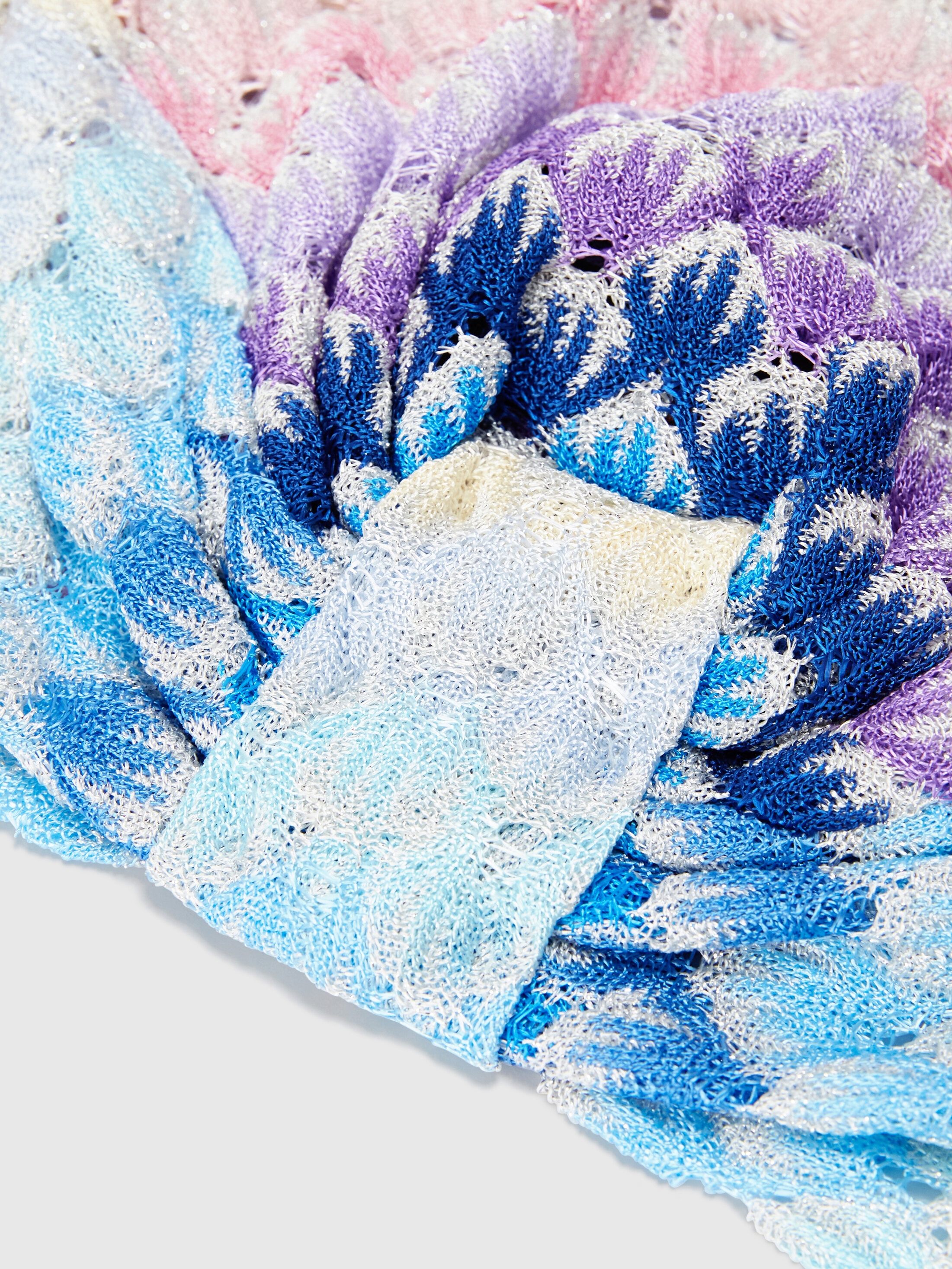 Lamé viscose turban