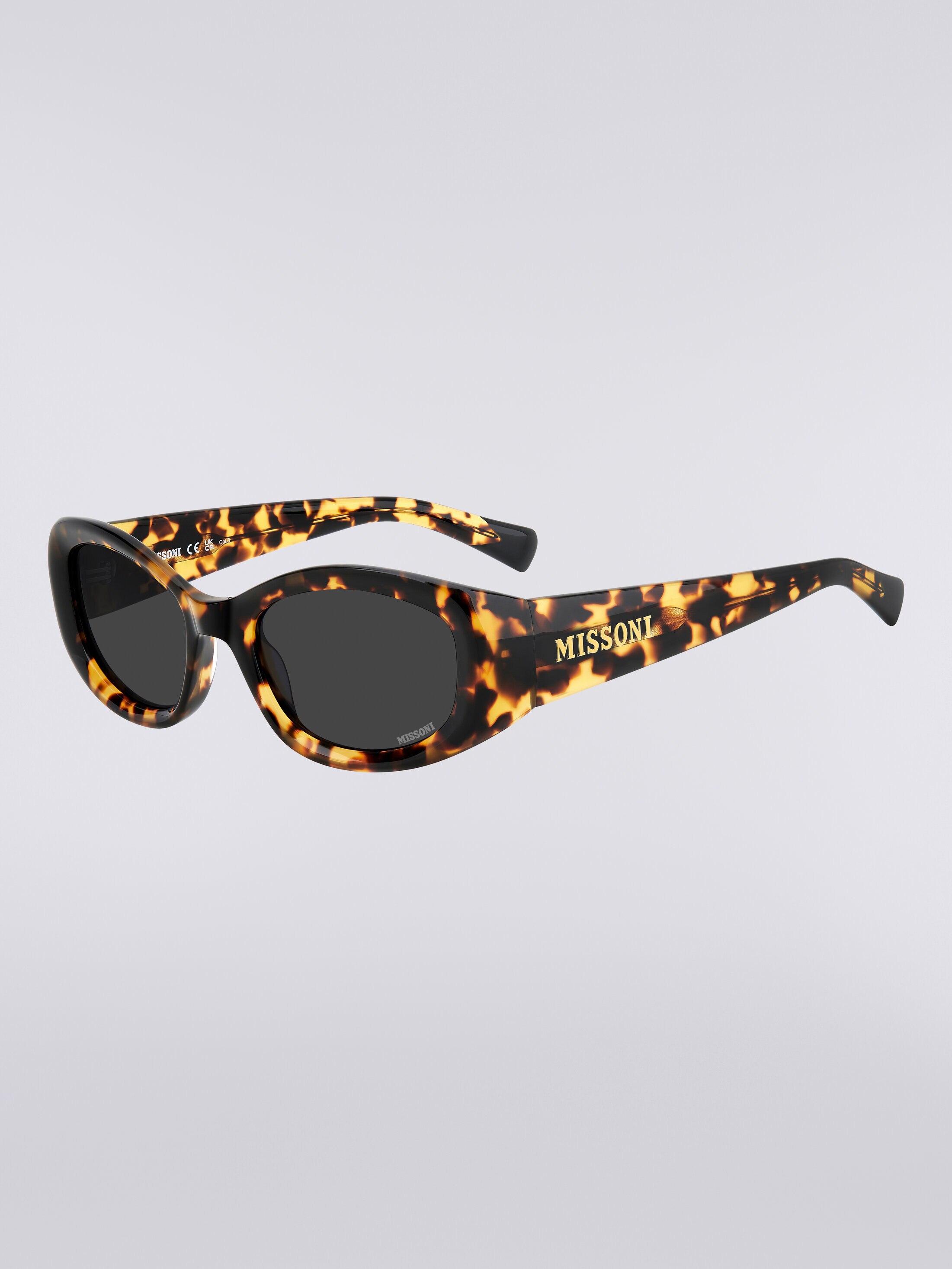 Rectangular acetate sunglasses Multicoloured | Missoni display picture 3