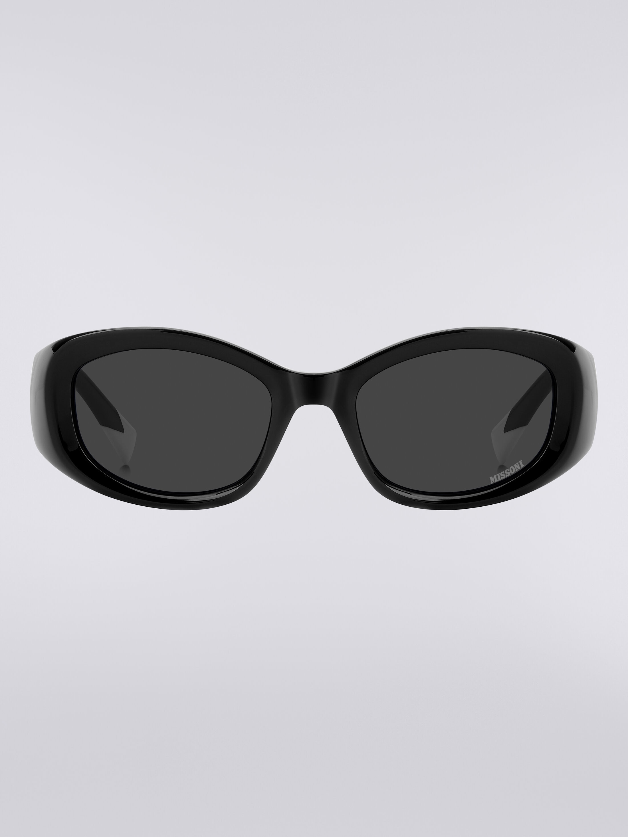Missoni Rectangular Acetate Sunglasses In Multicoloured