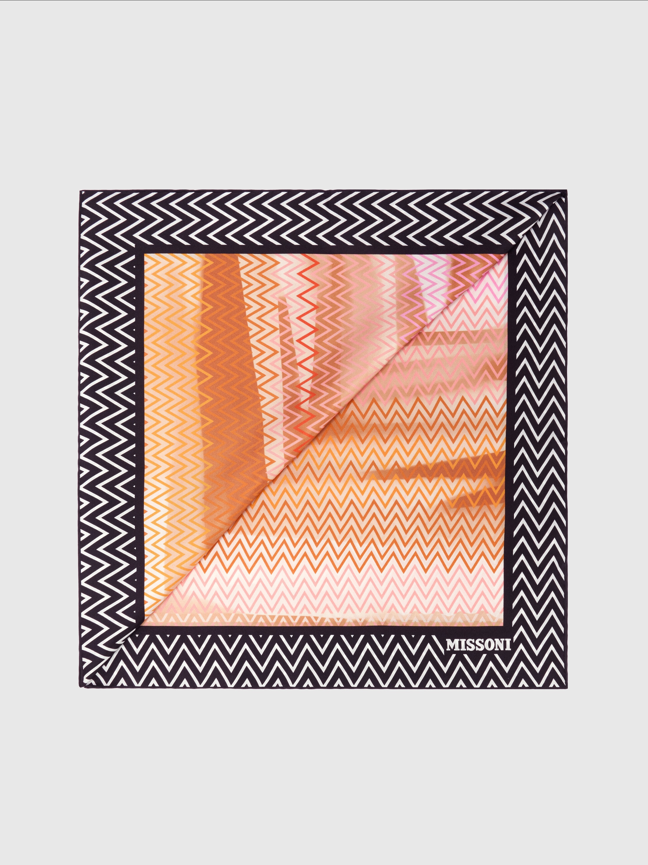 Scarf with zigzag print Multicoloured | Missoni