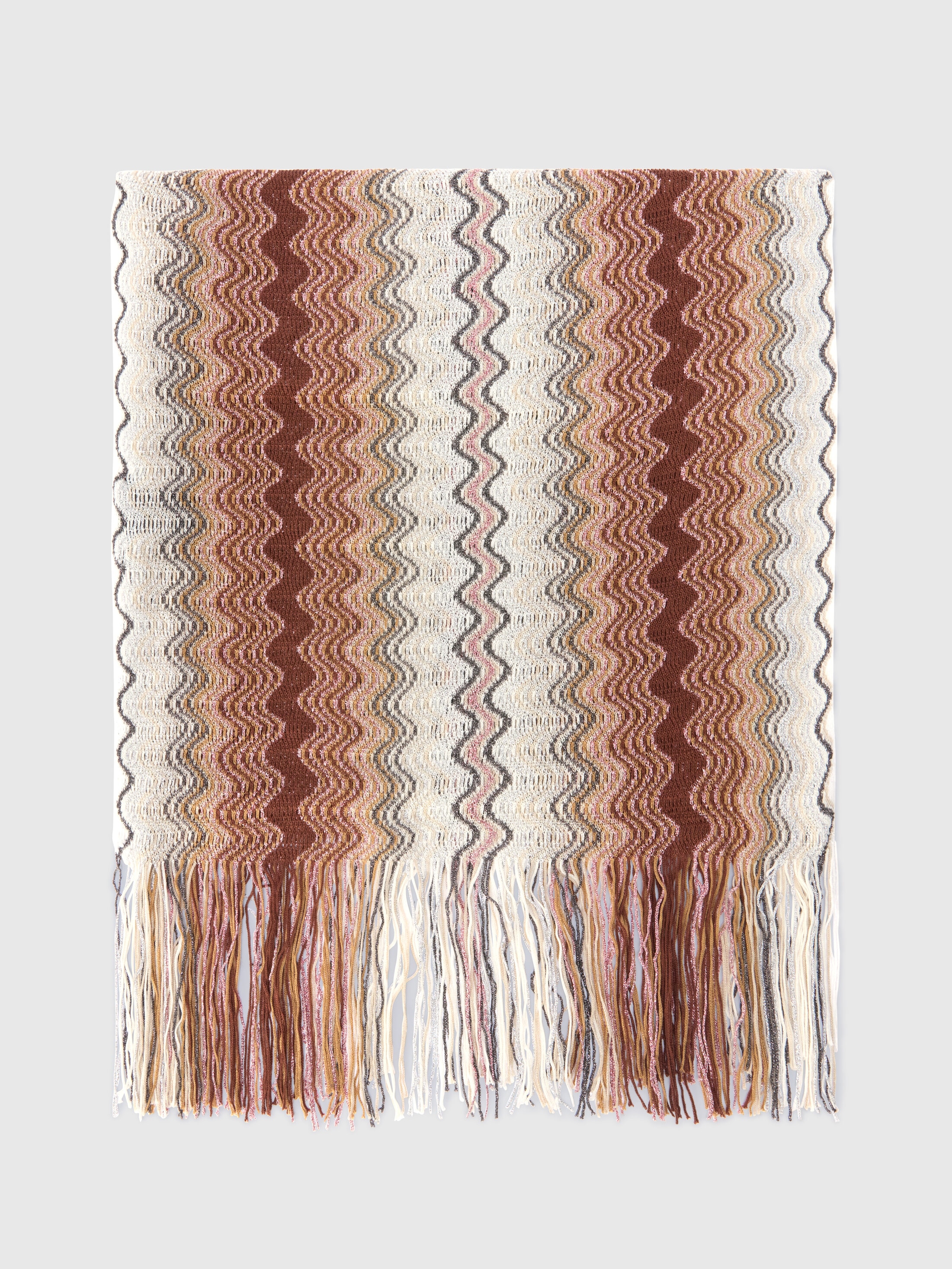 Missoni - charpe en mlange de coton et viscose avec franges Femme Multicolore Taille UNIC 133 €