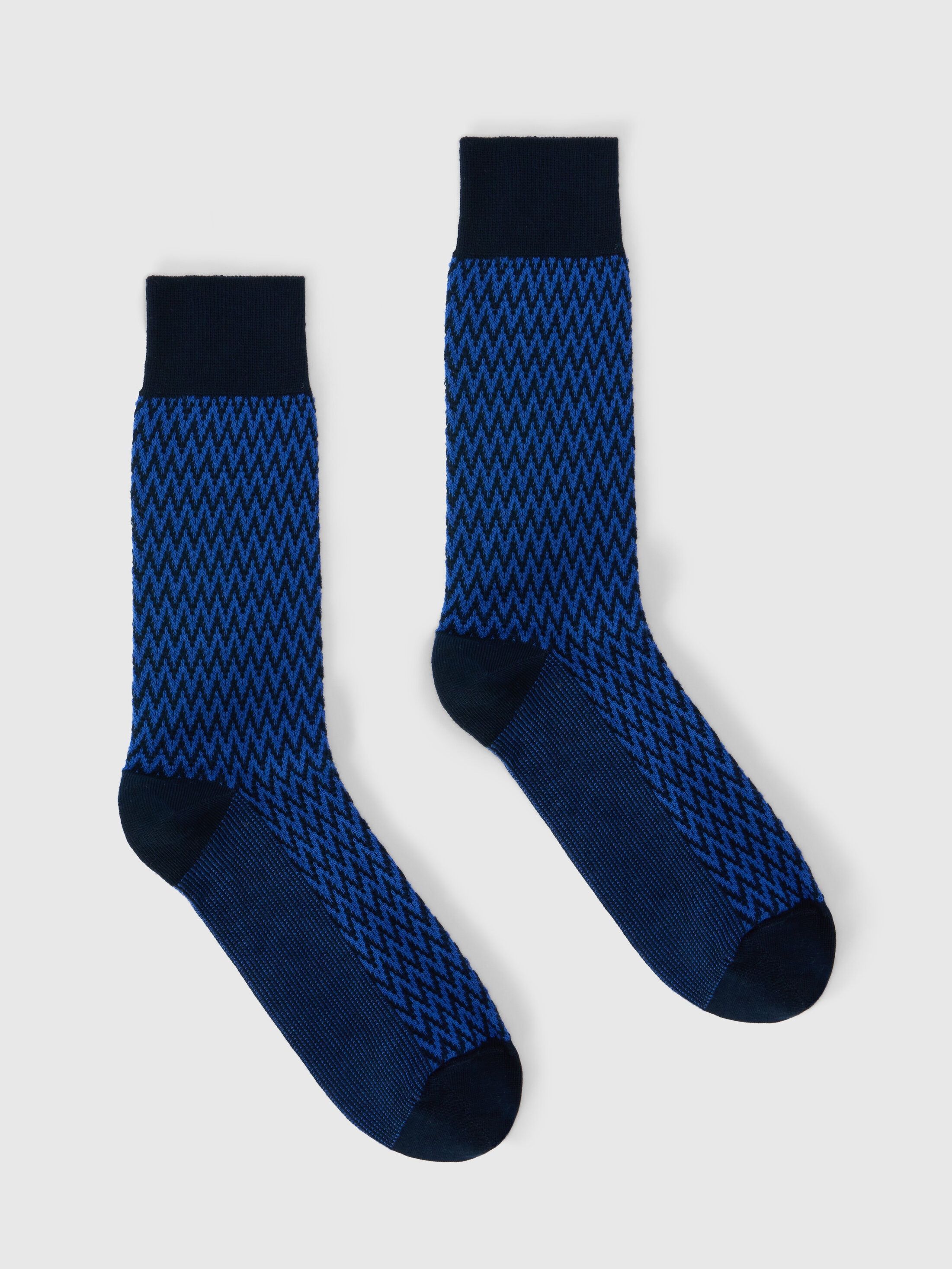 Missoni - Chaussettes mi-longues en mlange de coton motif zigzag Homme Multicolore Taille M 35 €