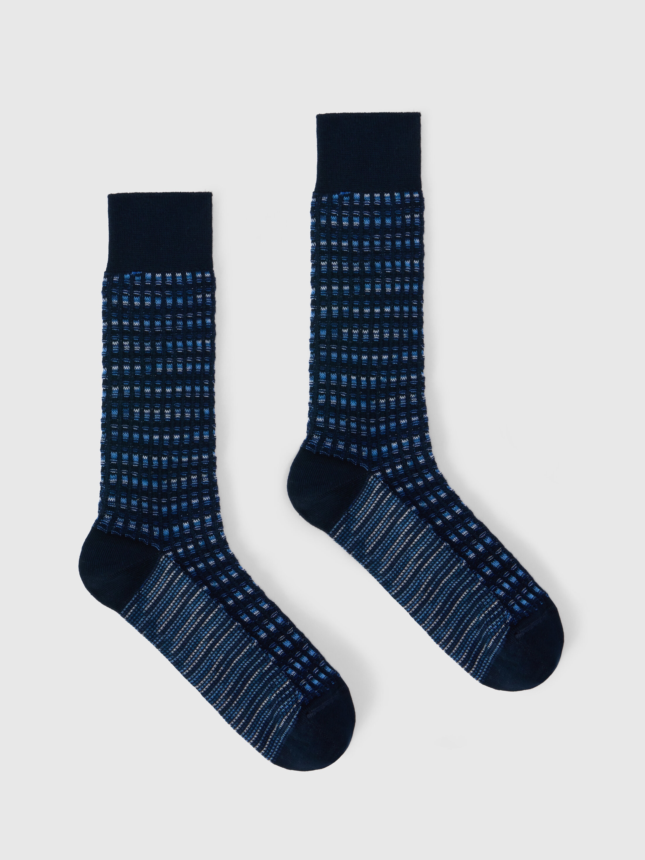 Missoni - Chaussettes mi-longues en mlange de coton motif carreaux Homme Multicolore Taille M 35 €