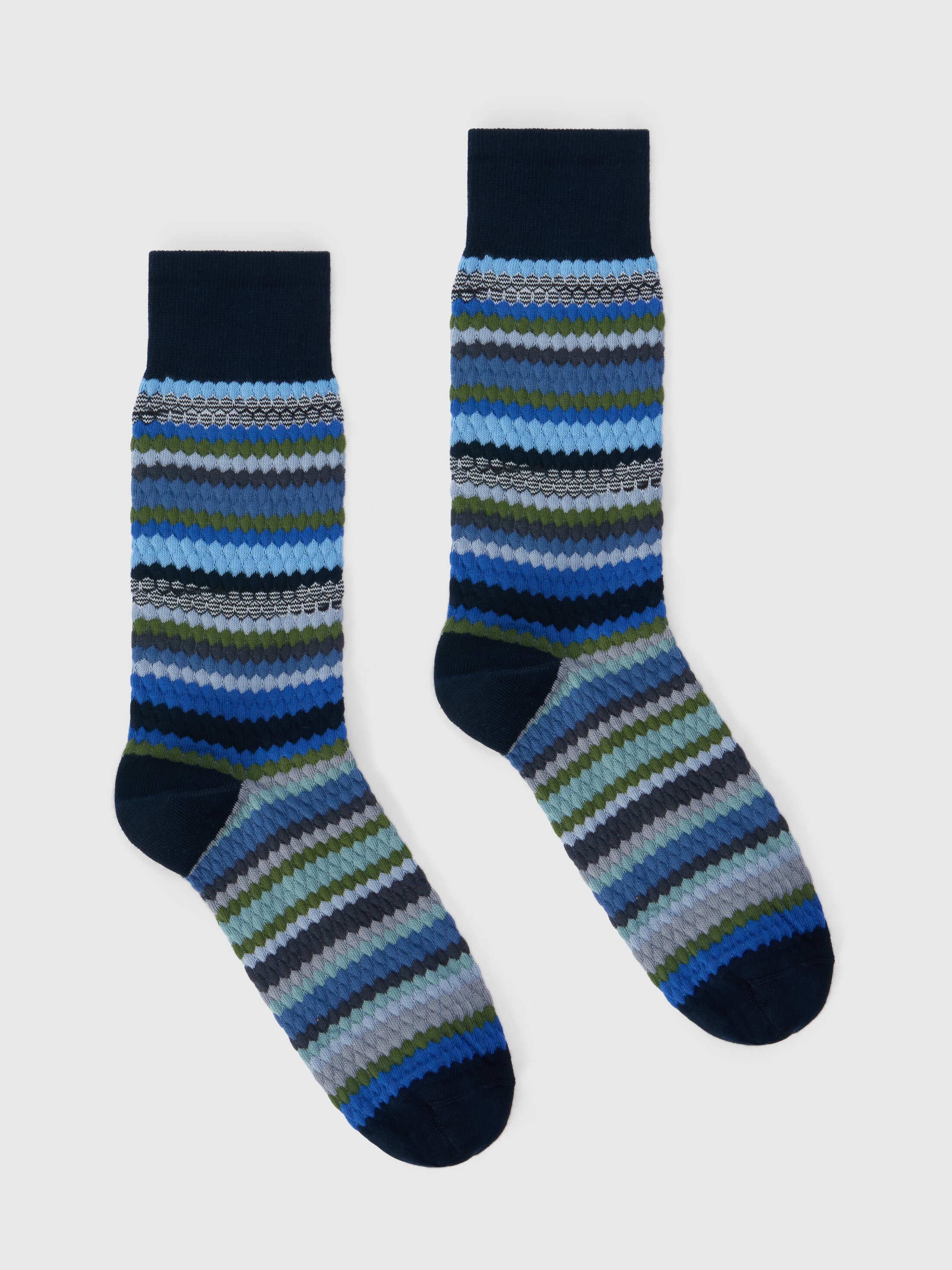 Missoni - Chaussettes mi-longues motif gaufr Homme Multicolore Taille S 35 €