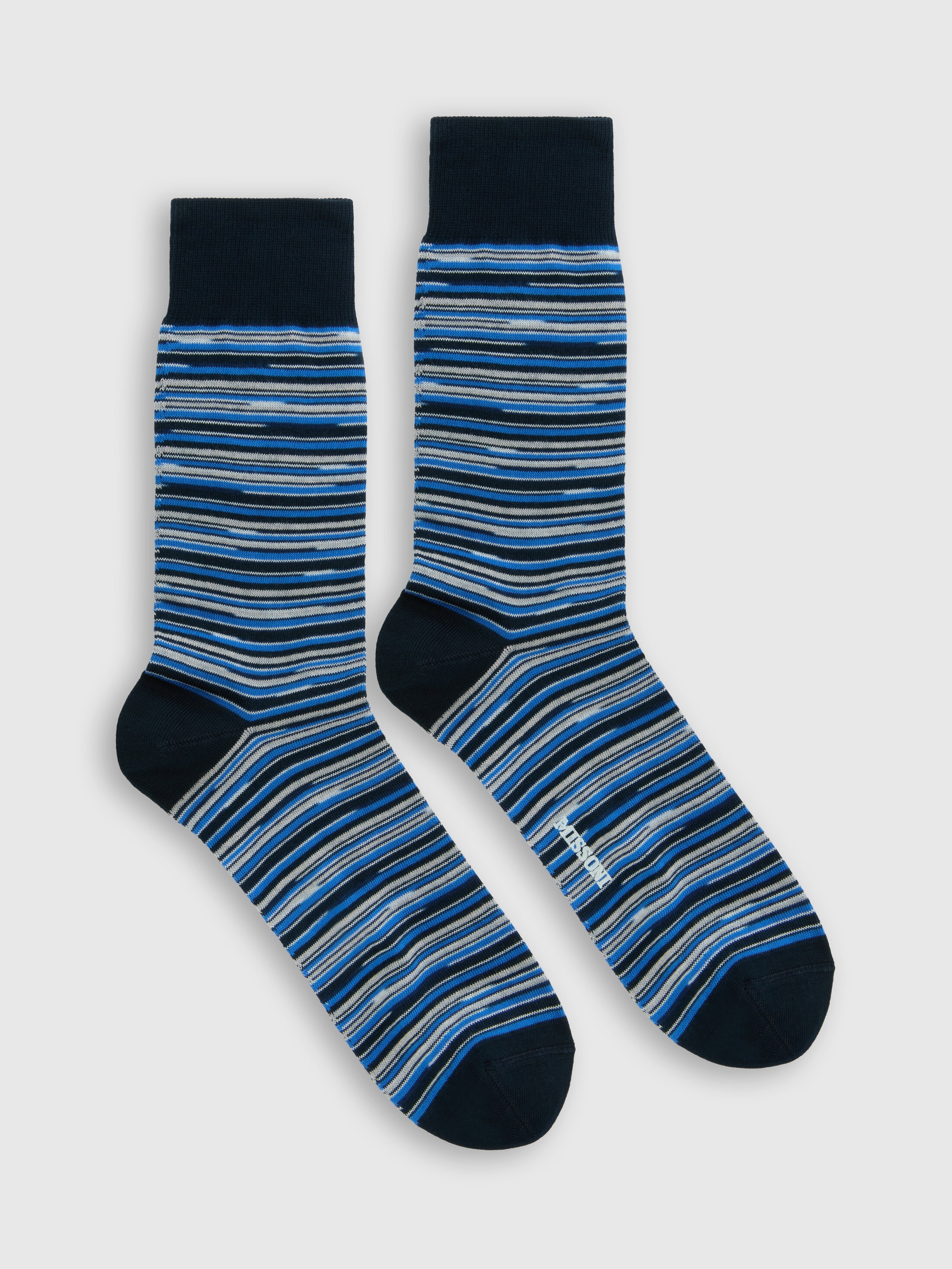 Missoni - Chaussettes mi-longues en mlange de coton Homme Multicolore Taille S 35 €