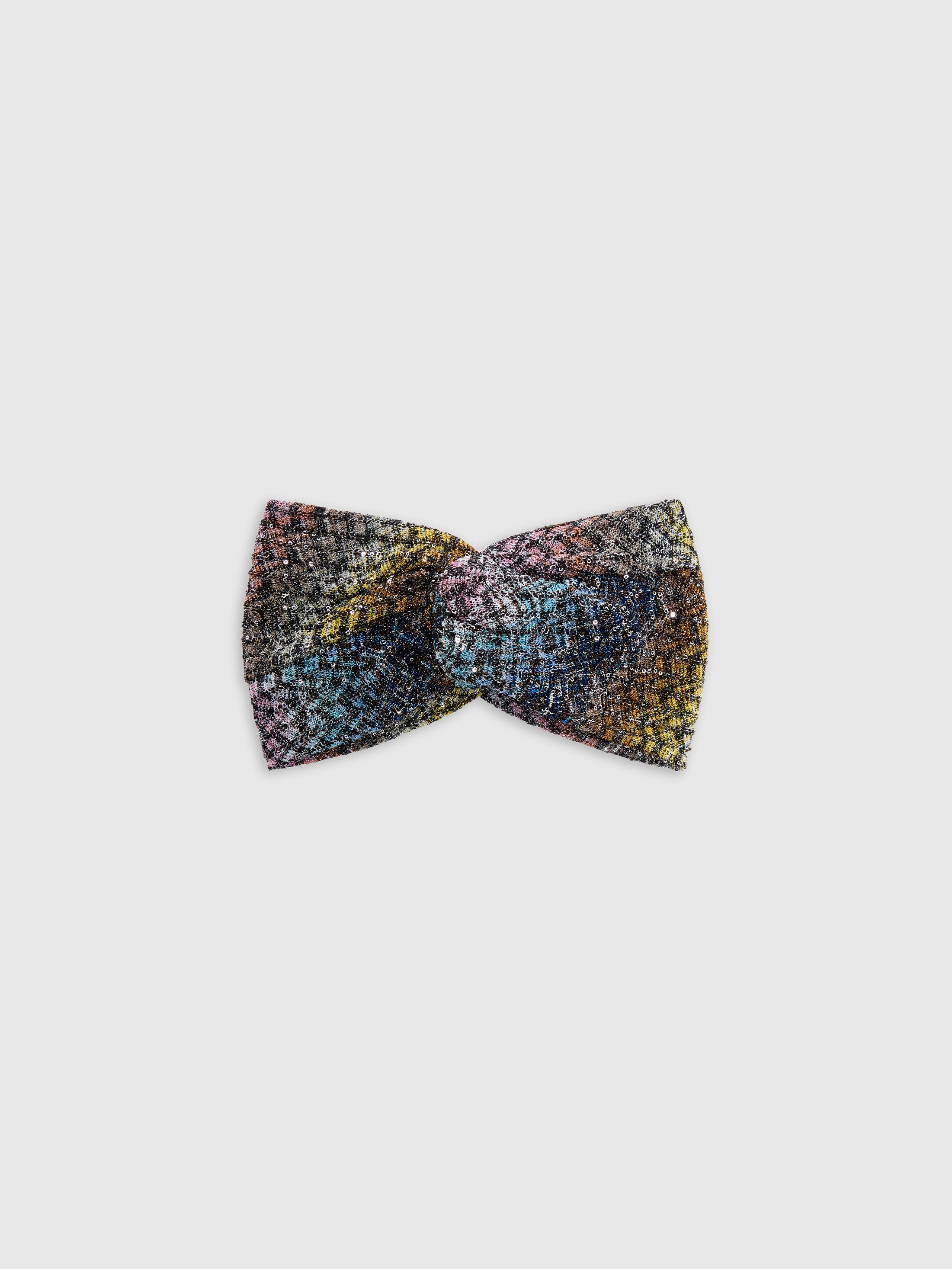Missoni - Bandeau en mlange de viscose lam avec application de paillettes Femme Multicolore Taille UNIC 160 €