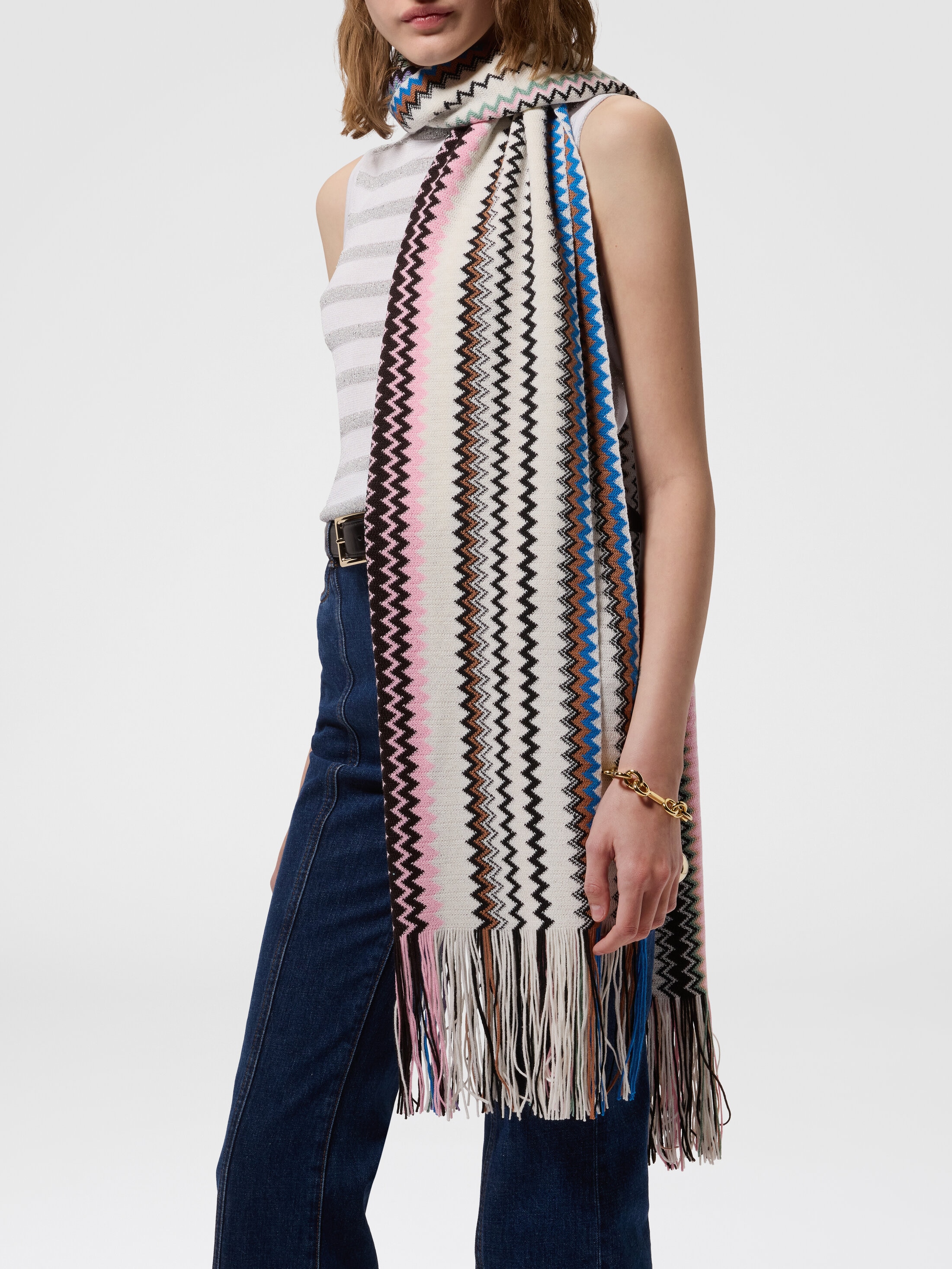 高級素材のレディースマフラー、スカーフ、ストール | Missoni