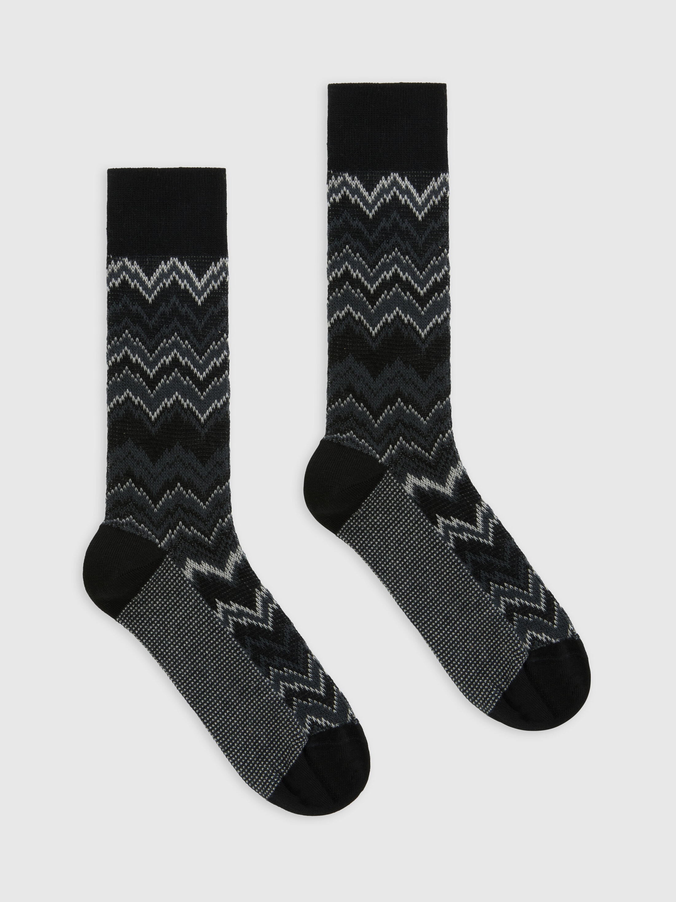 Missoni - Chaussettes courtes motif montagnes Homme Multicolore Taille S 50 €
