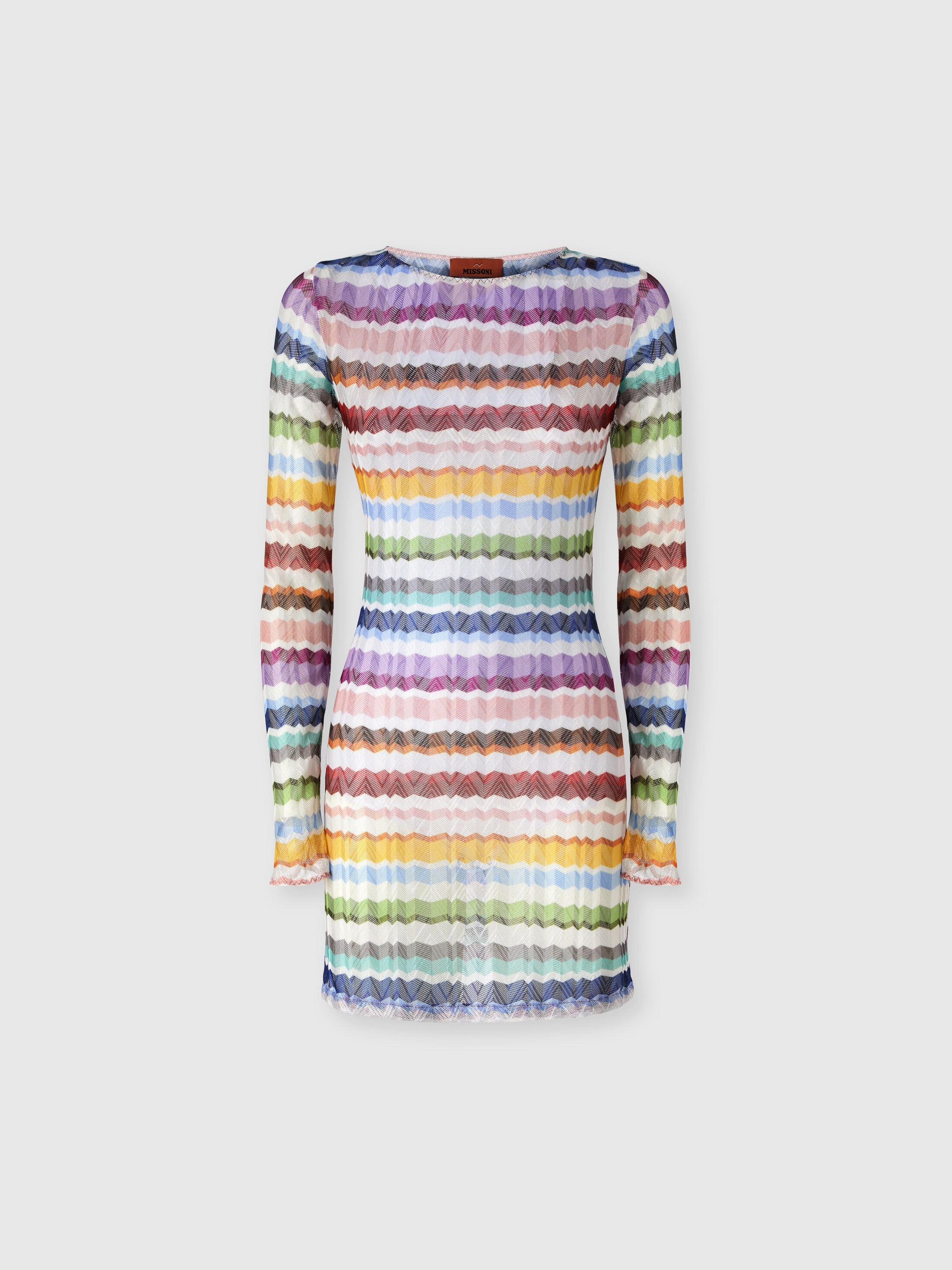 Missoni - T-shirt manches longues motif zig zag Femme Multicolore Taille 42 690 €